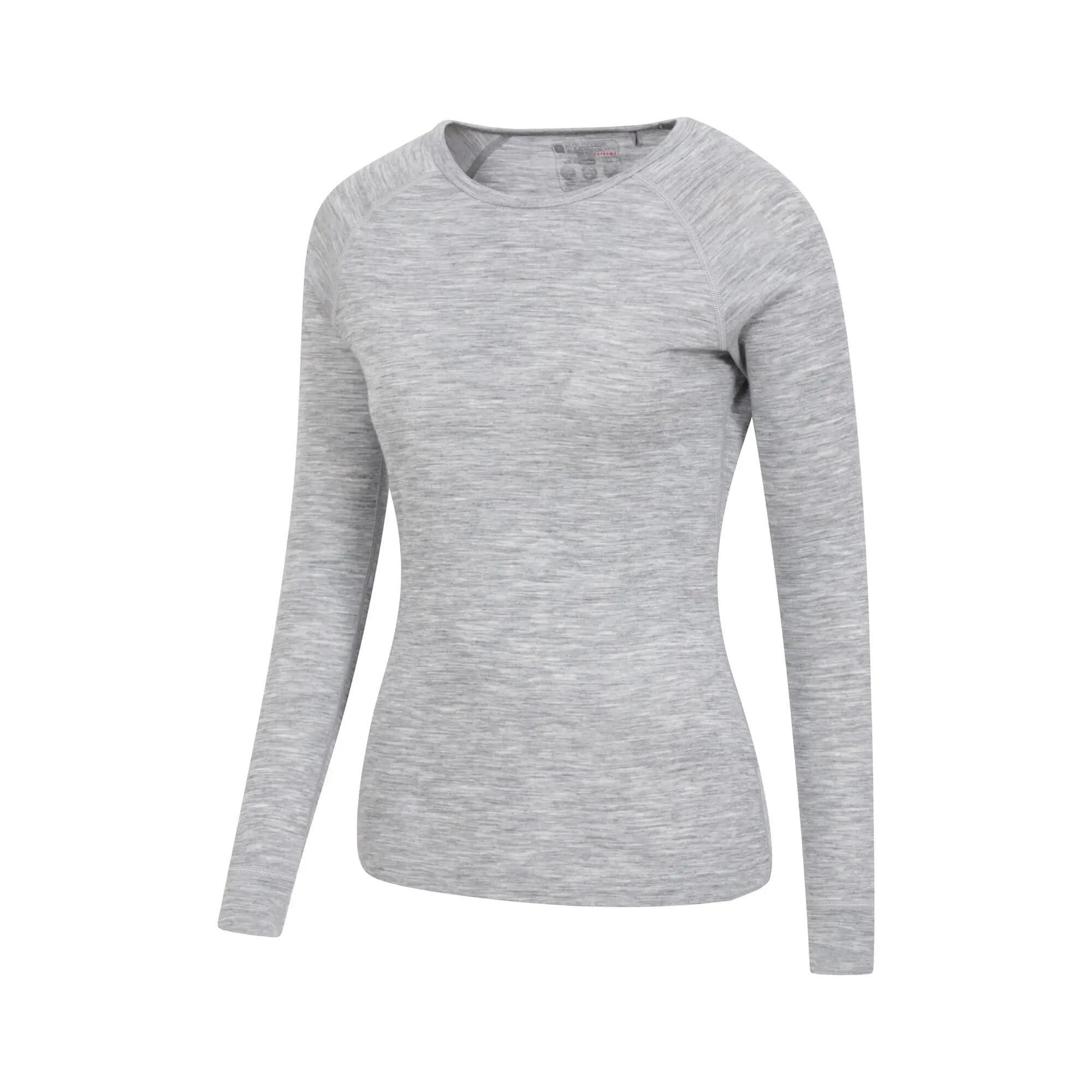 Sous-vêtement Thermique de Randonnée Femme Laine Mérinos Manches Longues 2/5