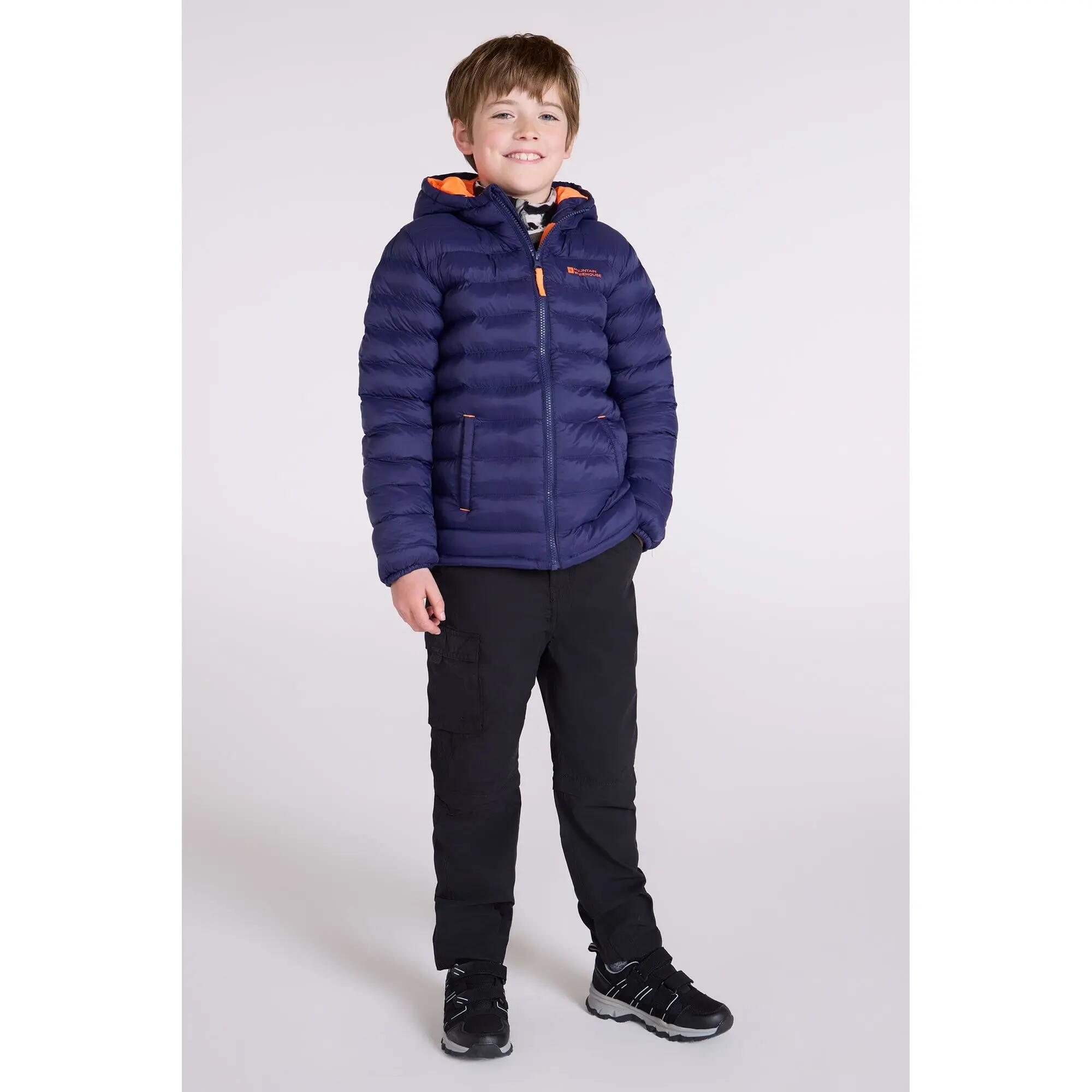 Doudoune Matelassée de Randonnée Enfant Déperlante Légère Capuche, Seasons II 2/7
