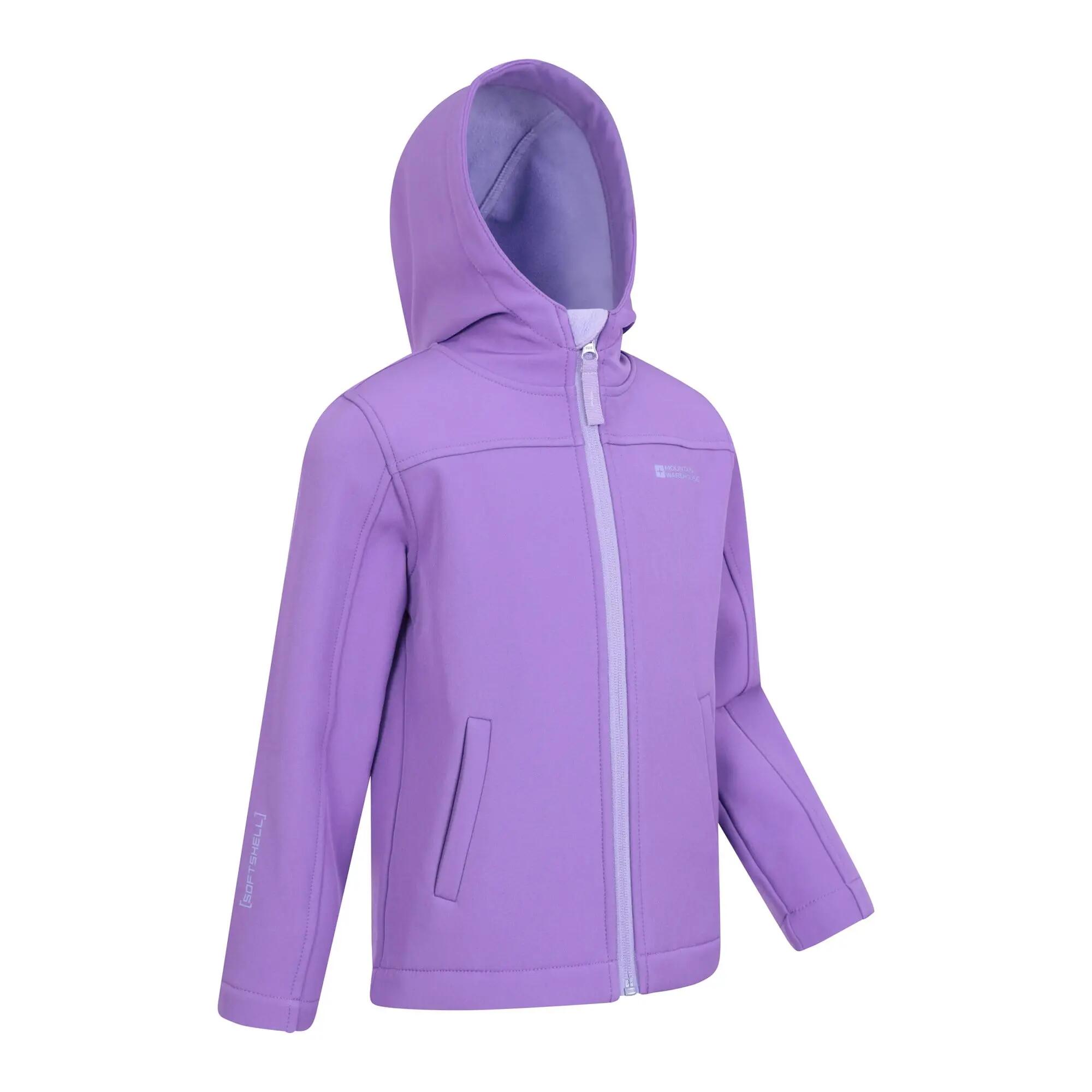 Veste Softshell de Randonnée Enfant Déperlante Coupe-Vent Capuche, Exodus 4/7