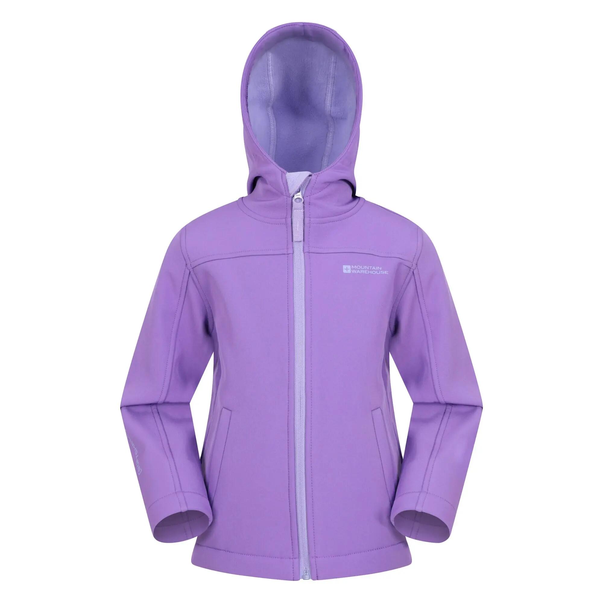 Veste Softshell de Randonnée Enfant Déperlante Coupe-Vent Capuche, Exodus 3/7