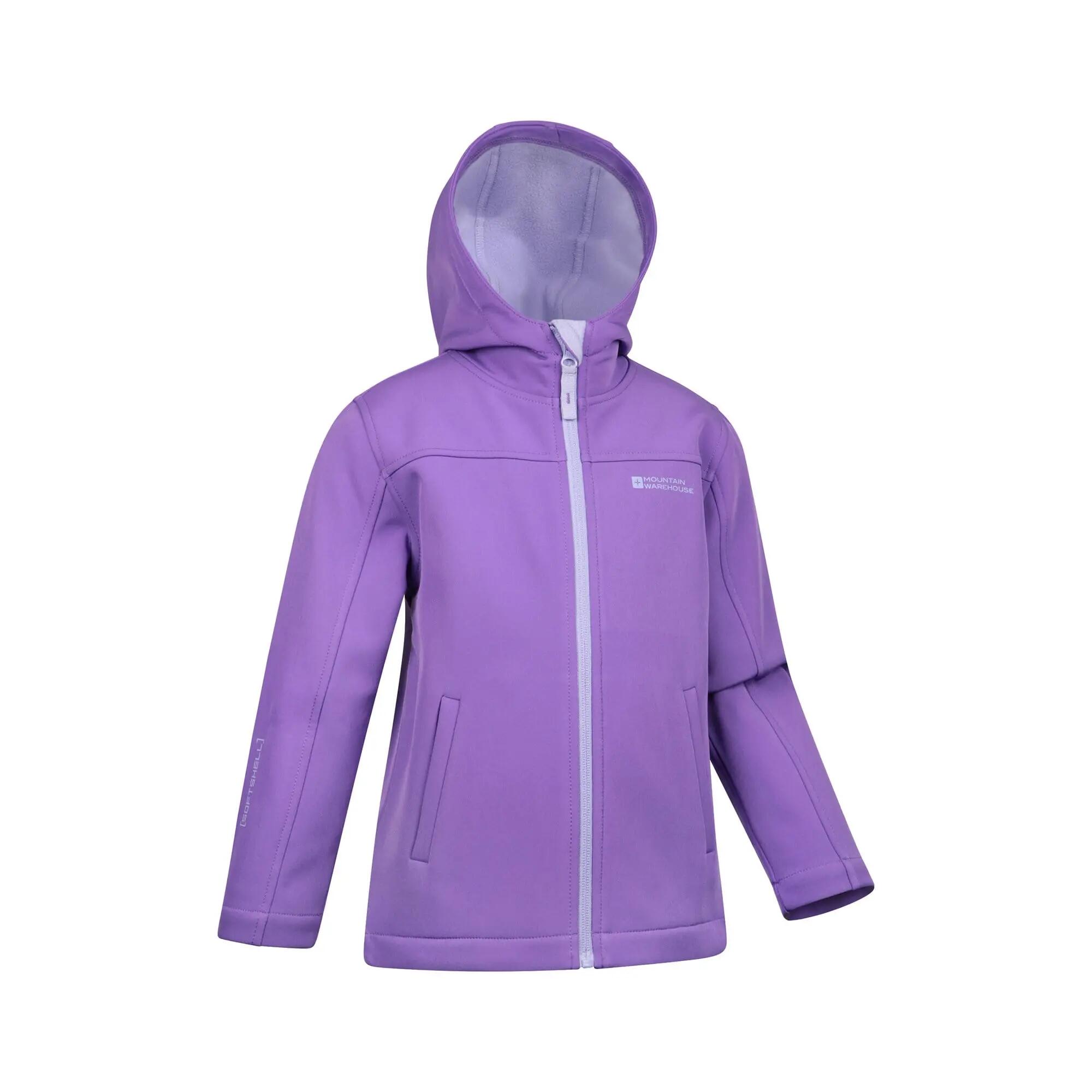 Veste Softshell de Randonnée Enfant Déperlante Coupe-Vent Capuche, Exodus 2/7