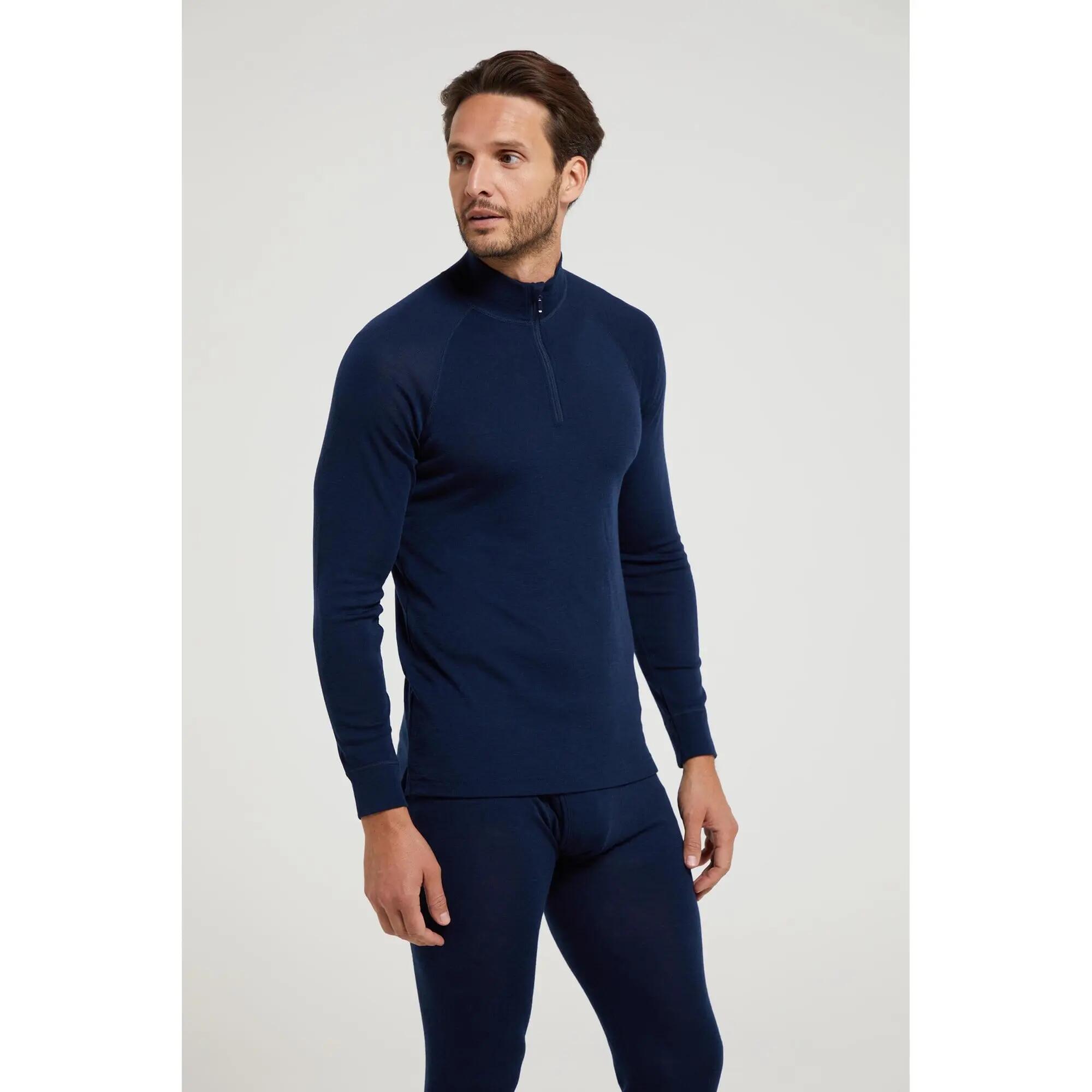 Sous-vêtement Thermique de Randonnée Homme Laine Mérinos, Hiver II 3/7