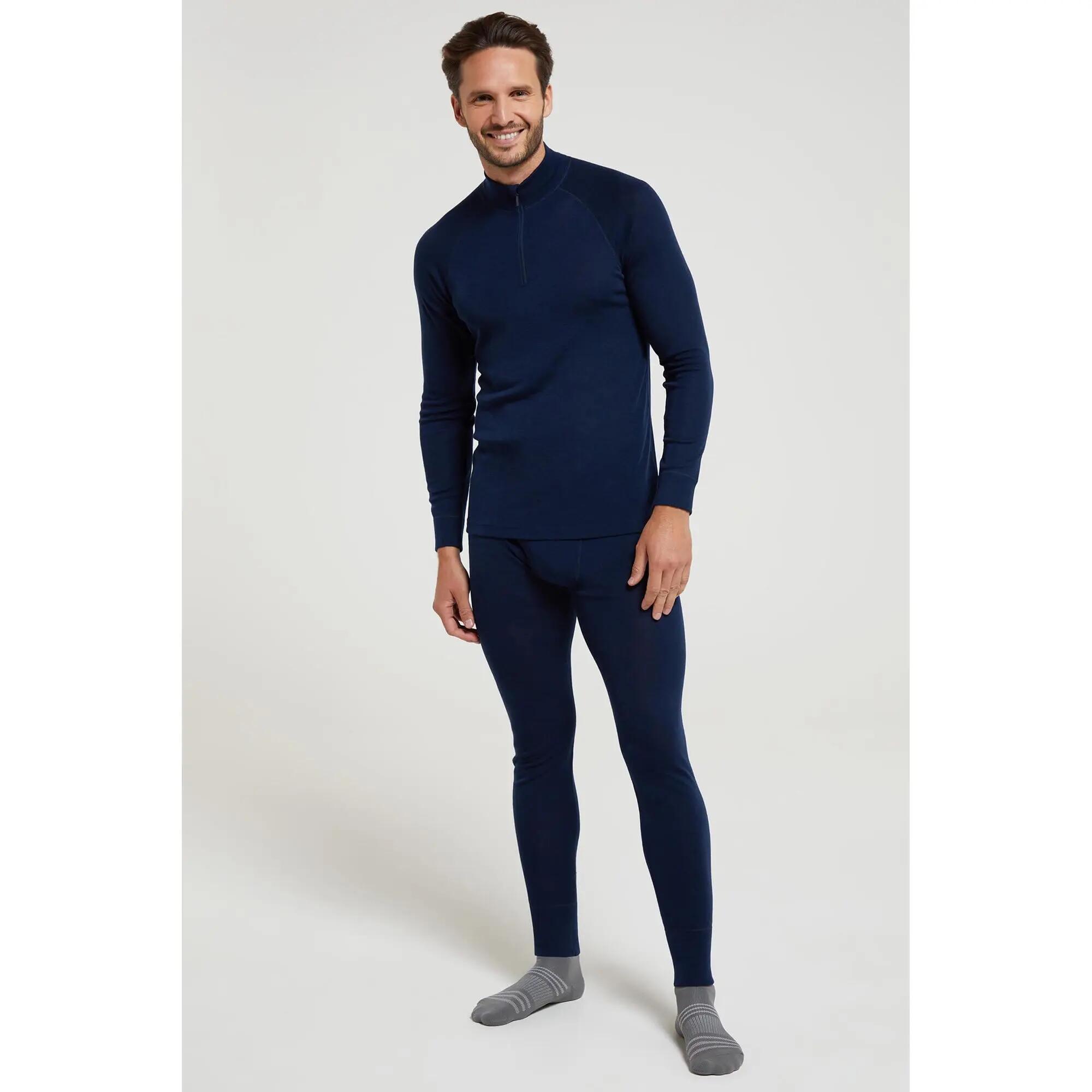 Sous-vêtement Thermique de Randonnée Homme Laine Mérinos, Hiver II 2/7