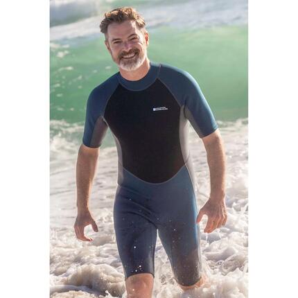 Combinaison de Surf Shorty Homme Néoprène 2,5 mm Coutures Flatlock Zip Dorsal