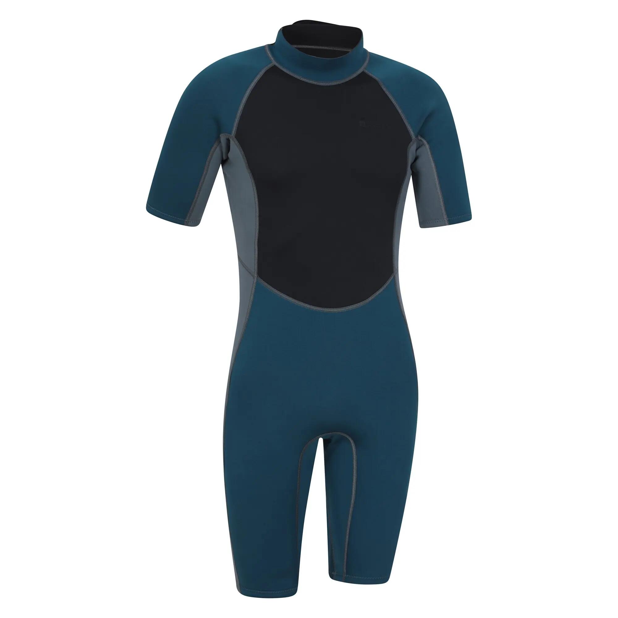 Herren Surfen Shorty Neoprenanzug 2,5 mm Flatlock-Nähte Rückenreißverschluss 7/7