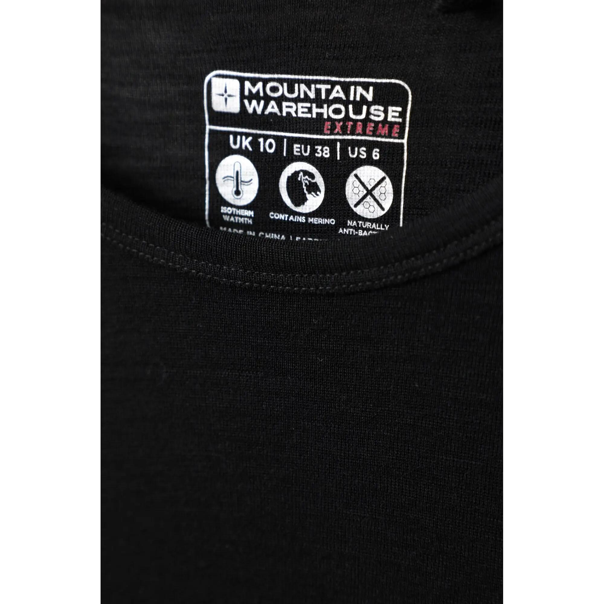 Sous-vêtement Thermique de Randonnée Femme Laine Mérinos Manches Longues 4/5