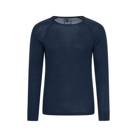 Sous-vêtement Thermique de Randonnée Homme Laine Mérinos Manches Longues