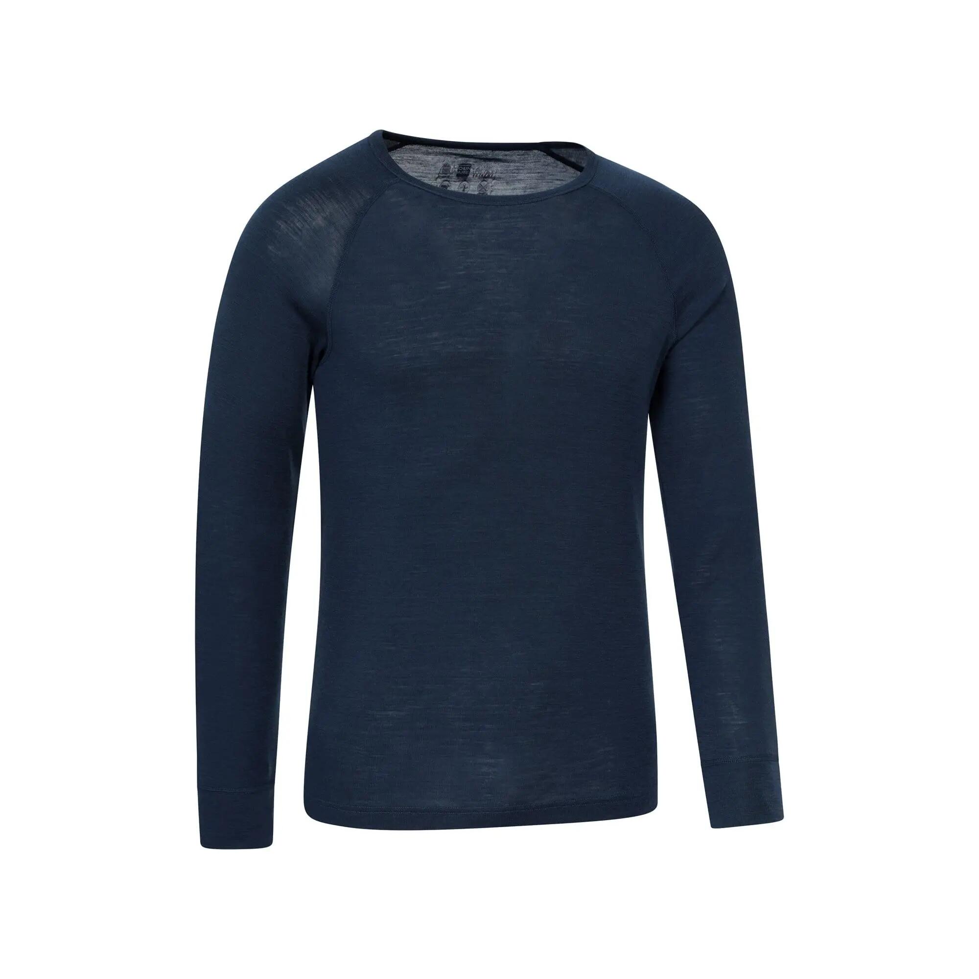 Sous-vêtement Thermique de Randonnée Homme Laine Mérinos Manches Longues 4/7