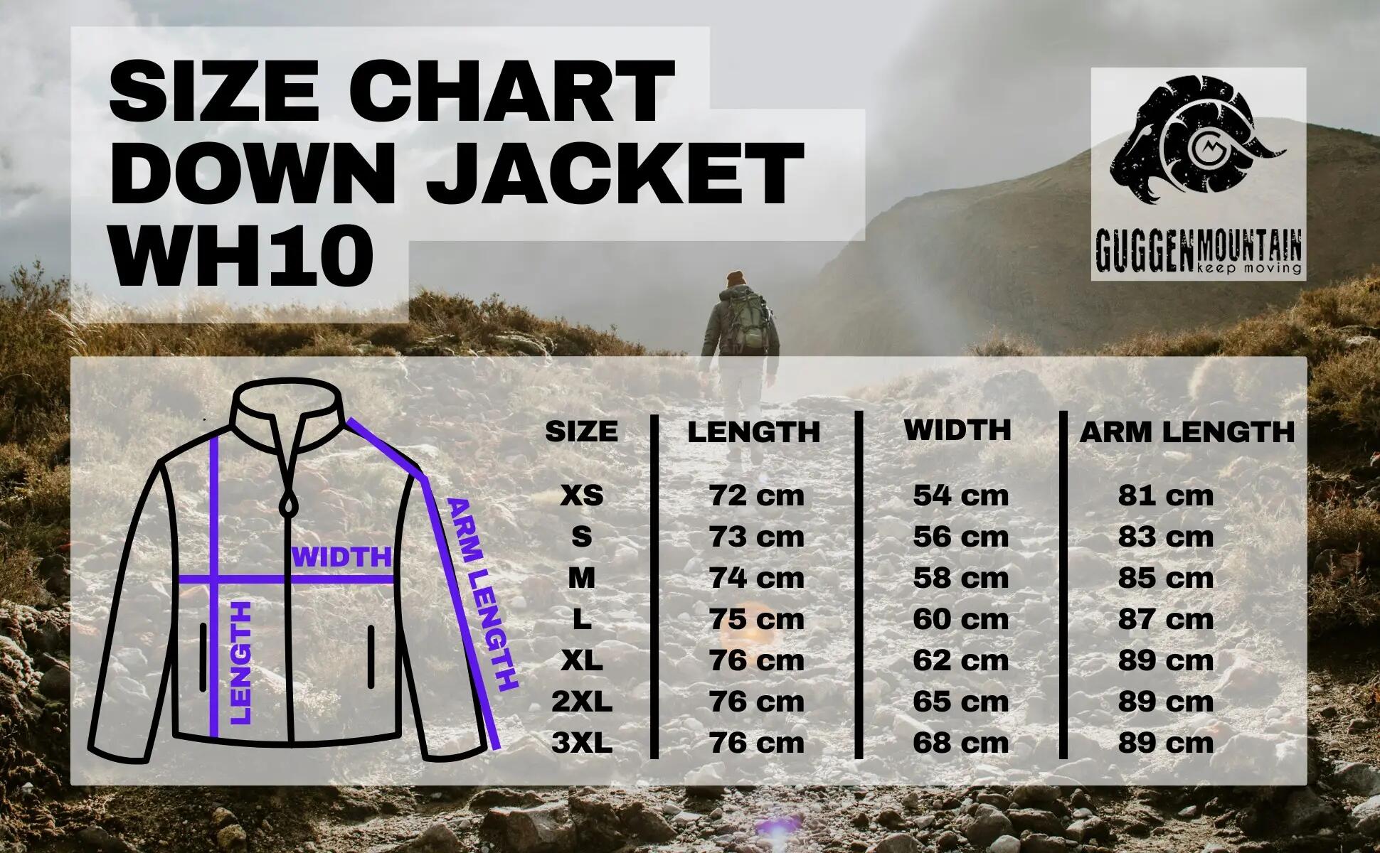 Men's Warm Down Jacket WH10 – Sports Winter Quilted 13/13