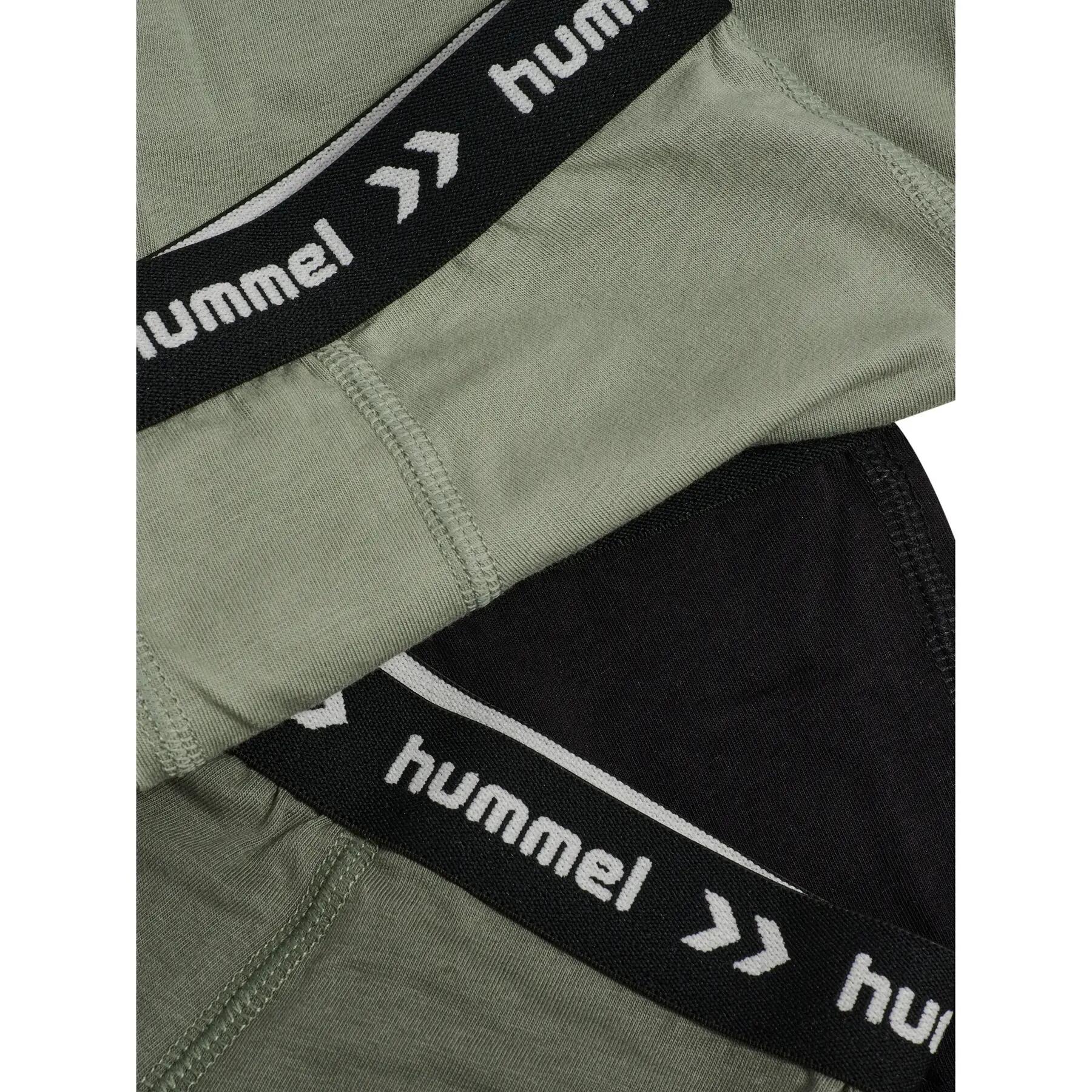 hummel hmlJR NALLE Boxers 3 pack in cotone biologico — vestibilità aderente 7/7