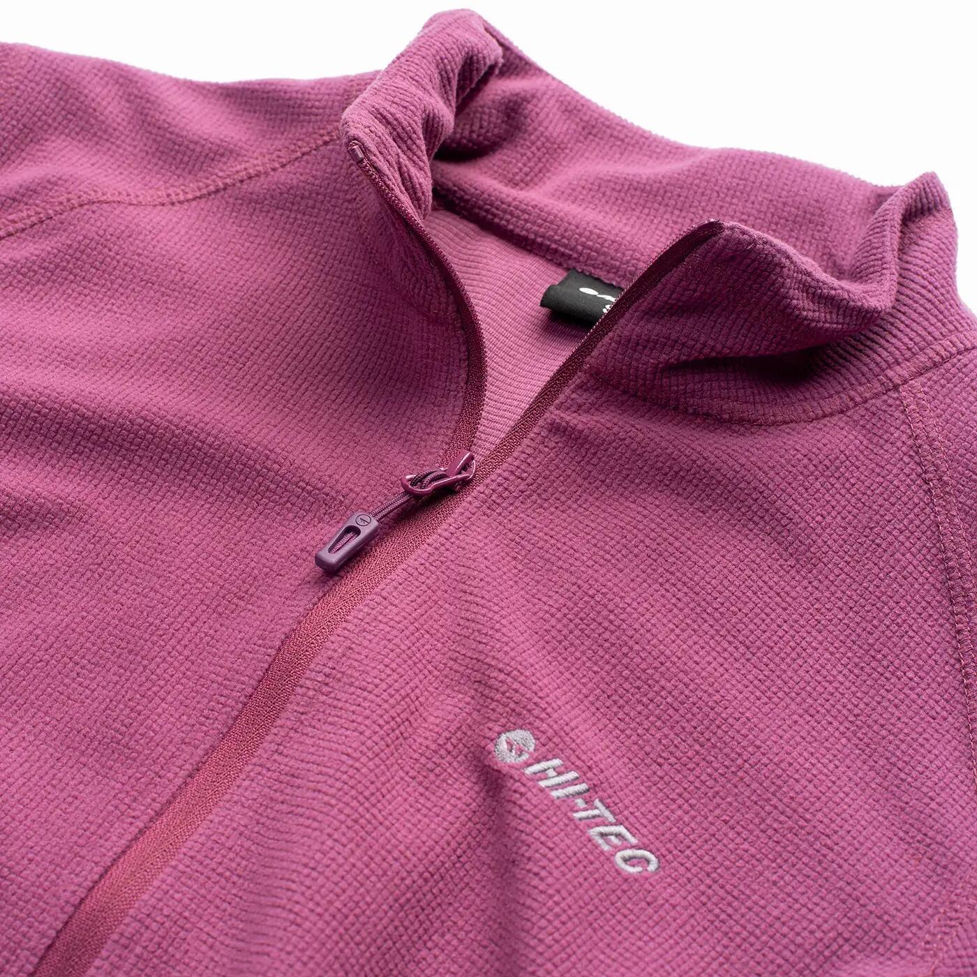 Giacca Pile Polare Cerniera Su Intera Lunghezza Donna Hi-Tec Damis II Violetto 4/5