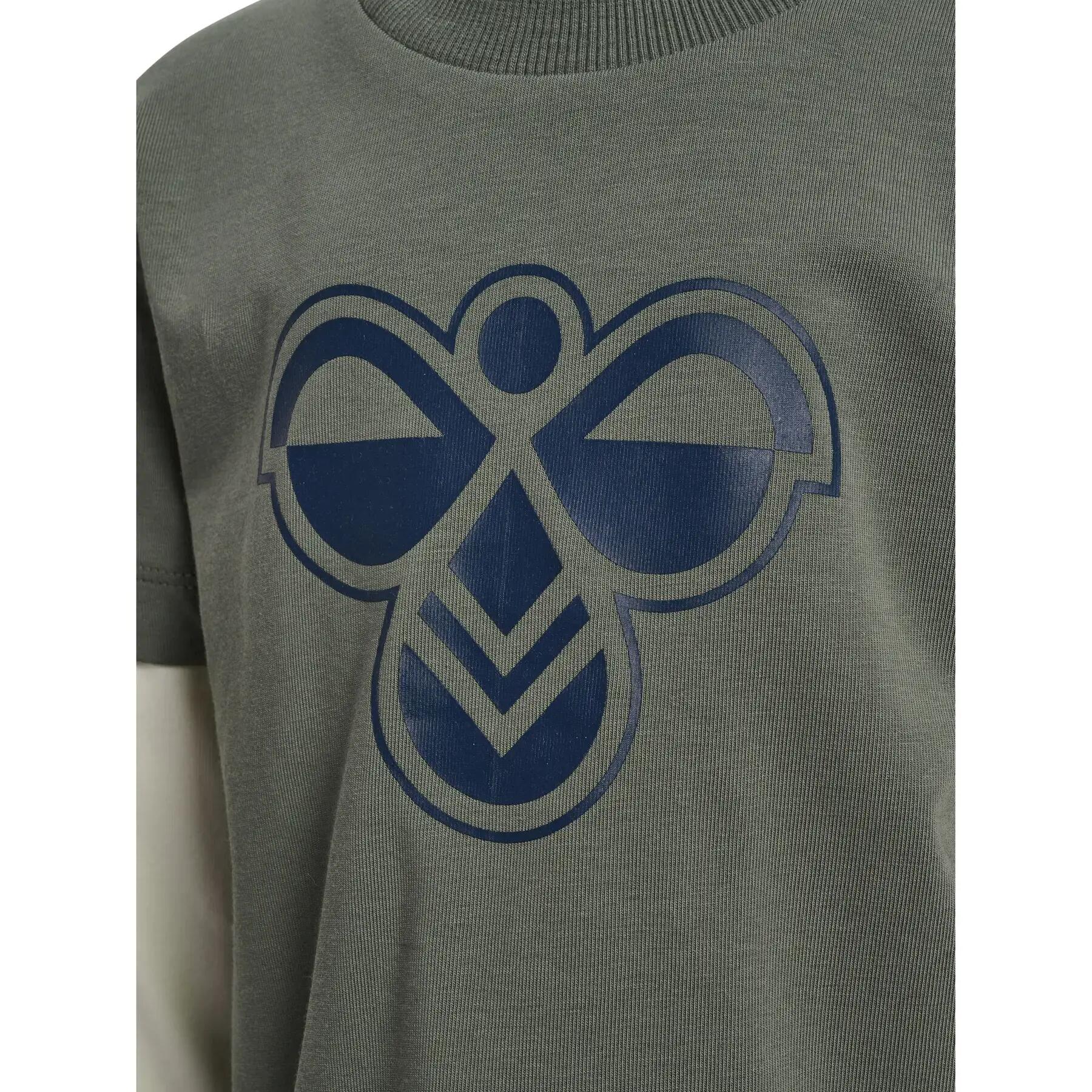 hummel T-shirt manica lunga hmlMINI LOOSE LAYER - vestibilità ampia, maniche a 4/4