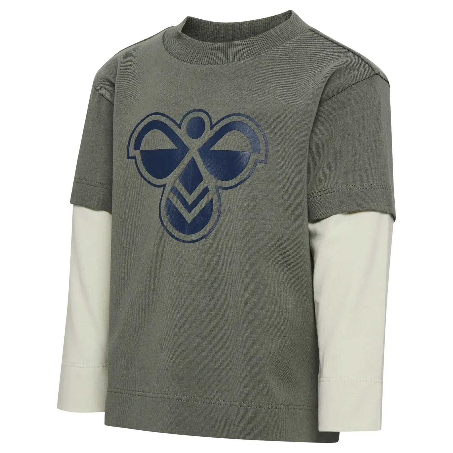 hummel T-shirt manica lunga hmlMINI LOOSE LAYER - vestibilità ampia, maniche a 3/4