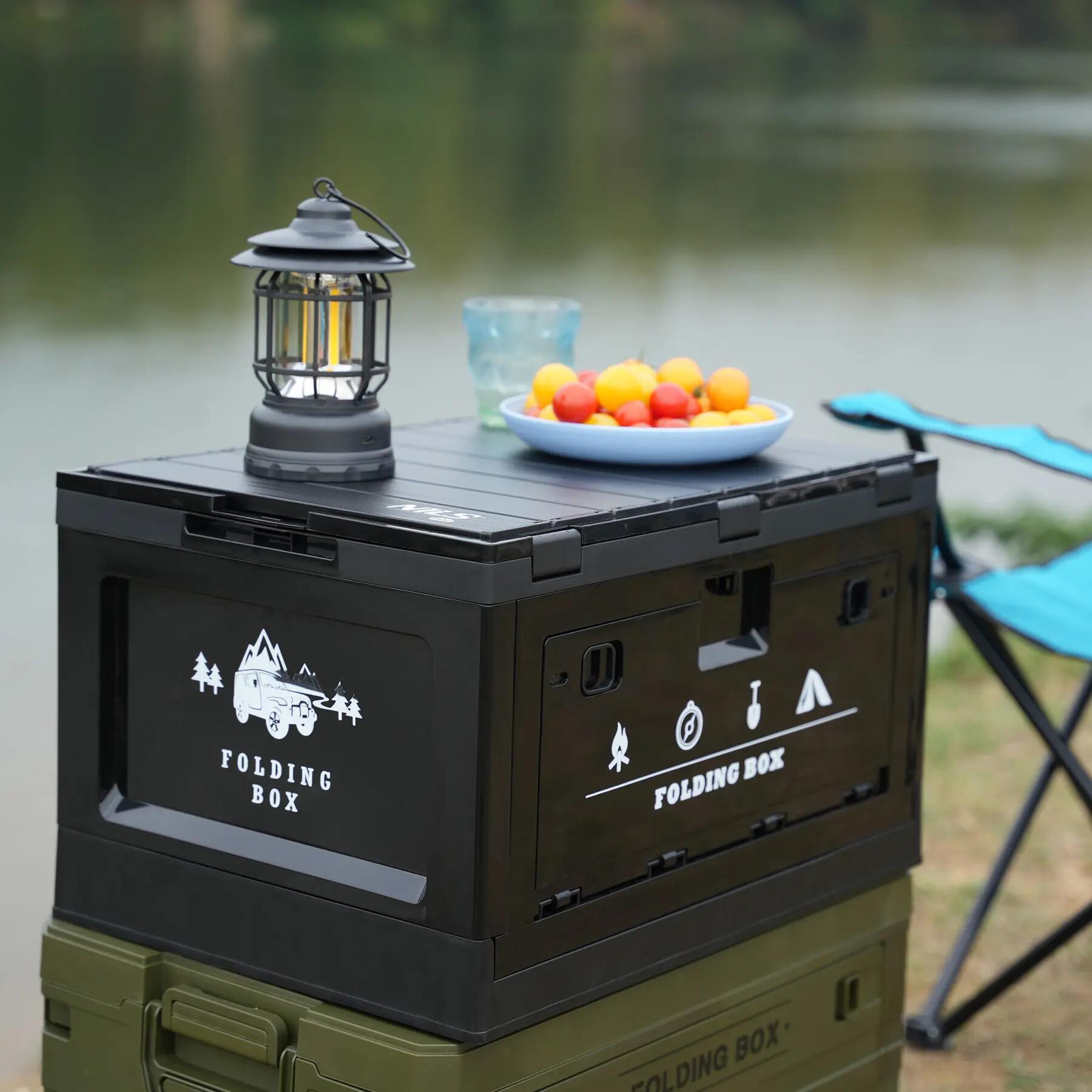 Opvouwbare opbergbox Camping 50 L met tafelblad NCB4006 NILS CAMP 8/14