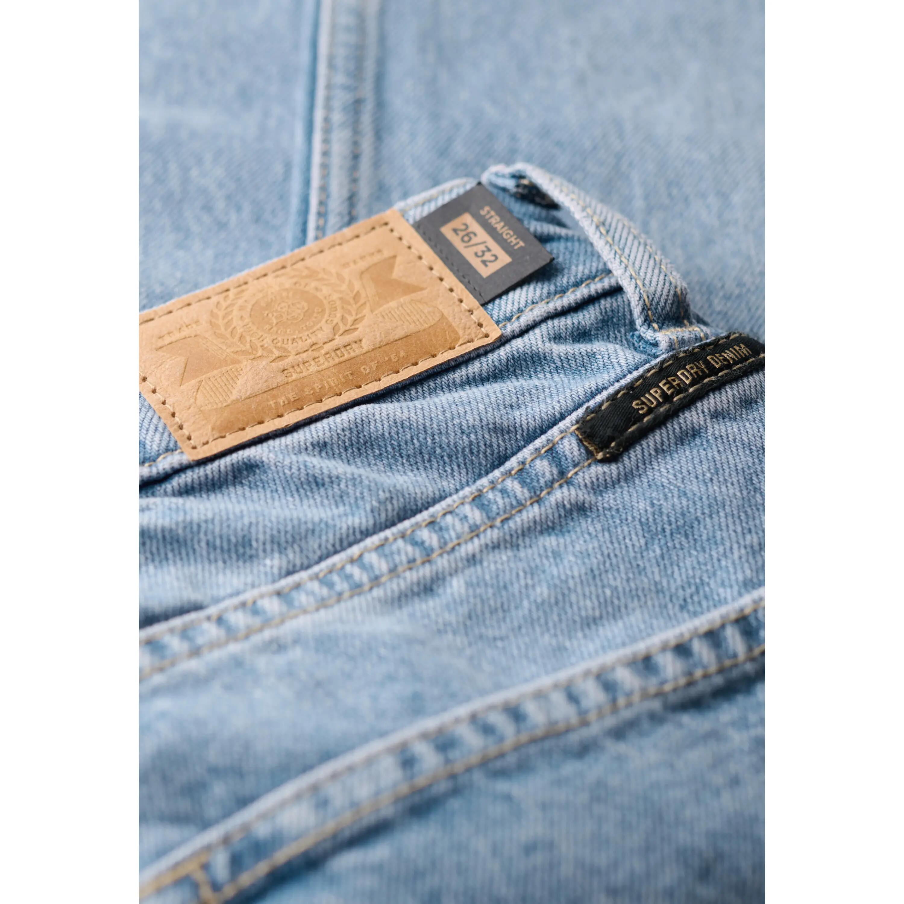 superdry Jeansy z podwyższonym stanem prosta nogawka 7/7