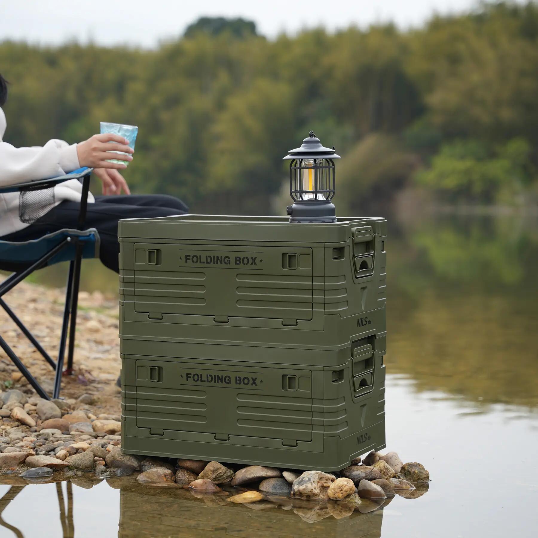 Boîte de rangement pliable Camping 32 L 50 kg NILS CAMP NCB4001 8/10