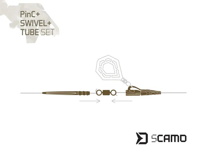 Set sCAMO PinC + Swivel + Tube / 5 pz | #4 3/5