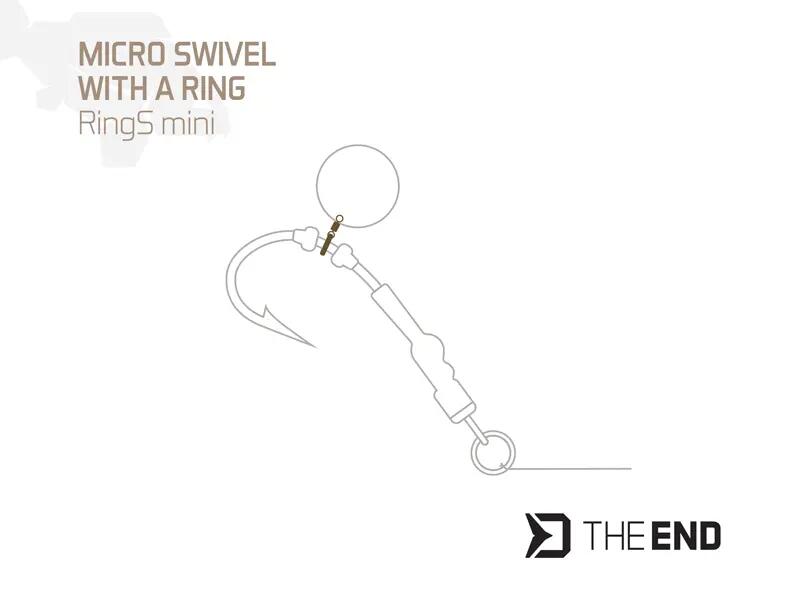 Micro emerillón con anilla TheEND RingS mini / 10 unidades | #13 2/2
