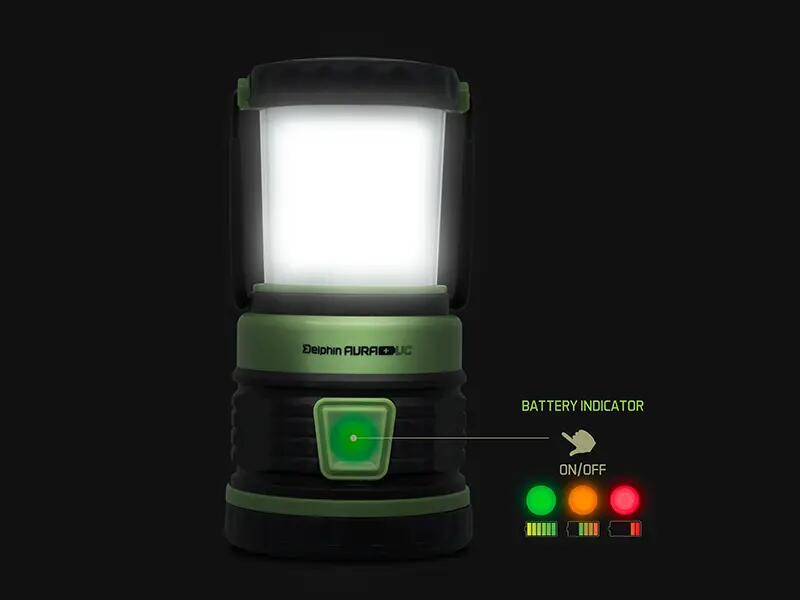 Lampada da campeggio AURA+ UC 7/7