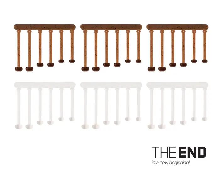 Antenne bloque esche élastique THE END | 18,21,25 mm mix 2/2