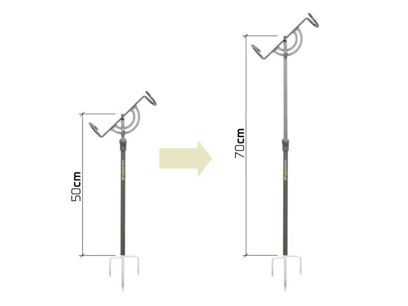 Reggicanna telescopico FlexiSTICK 5/7