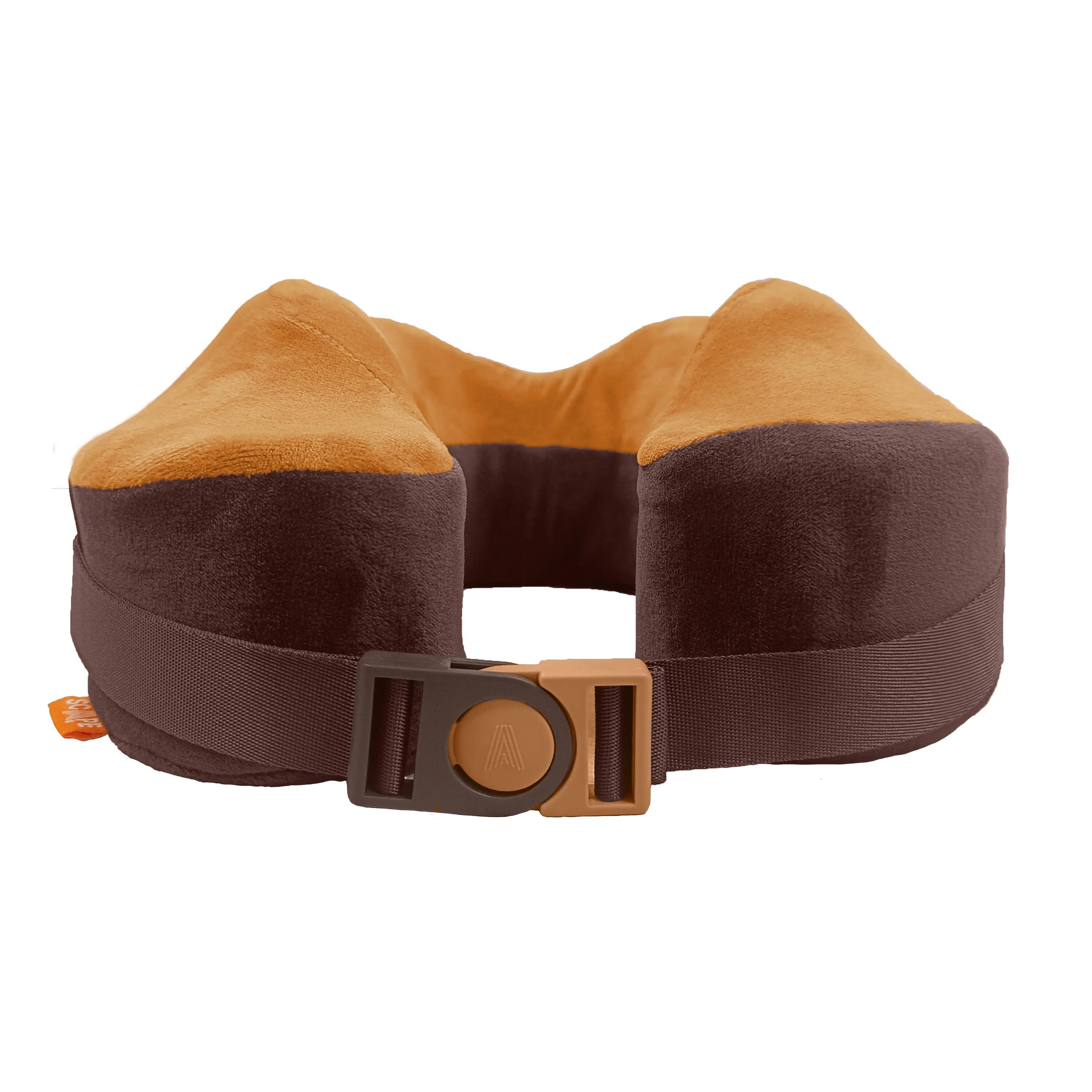 Scape Travel Almohada viscoelástica Premium con clip y funda (naranja) 4/7