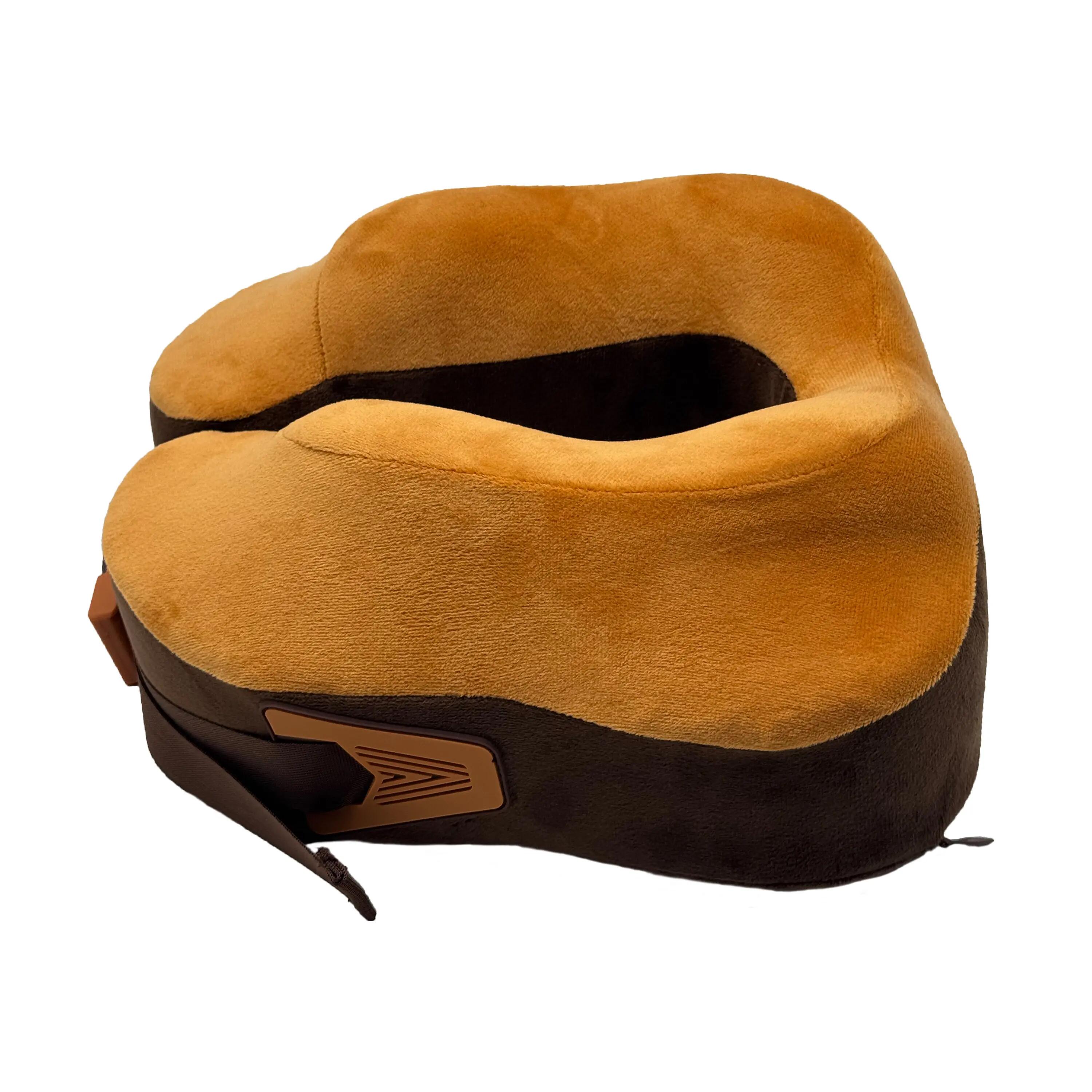 Scape Travel Almohada viscoelástica Premium con clip y funda (naranja) 3/7