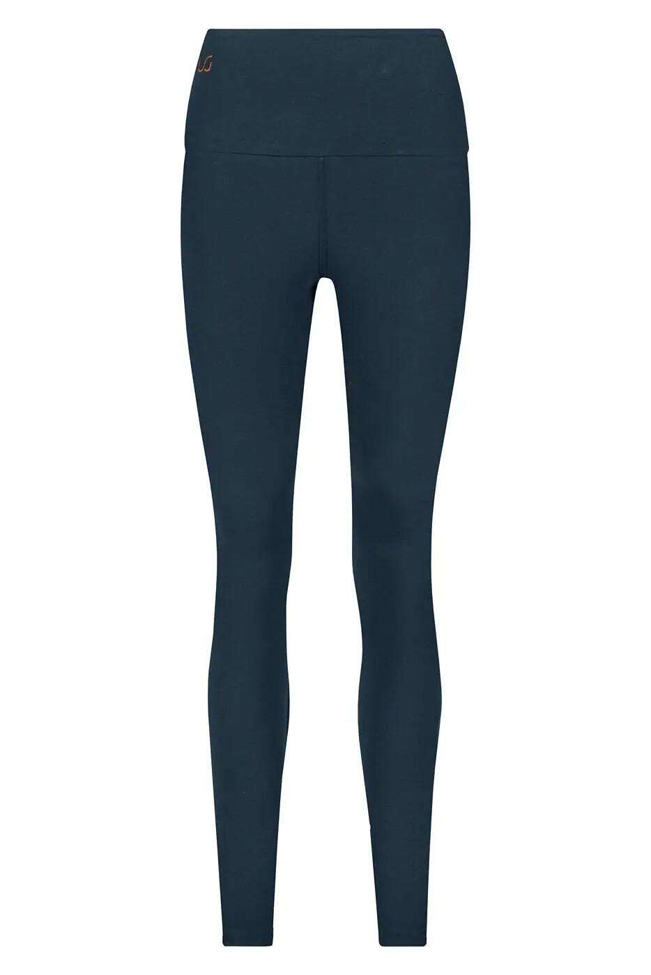 Satya - High-waist legging van bamboe & biologisch katoen - donkerblauw 4/5