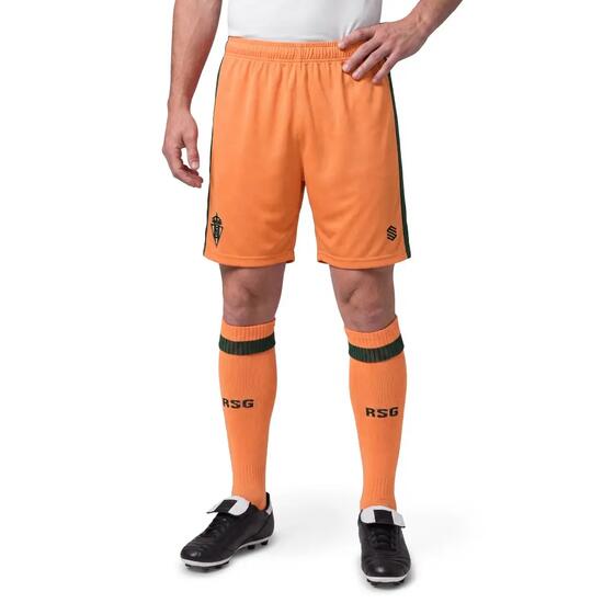 Short officiel homme Real Sporting de Gijón RSG Third Shorts Goalie M Orange