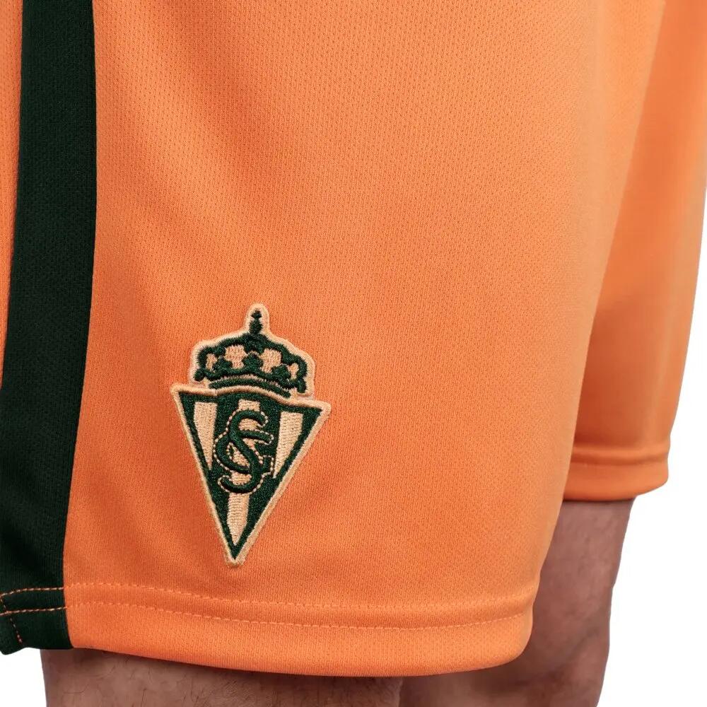 Short officiel homme Real Sporting de Gijón RSG Third Shorts Goalie M Orange 4/6