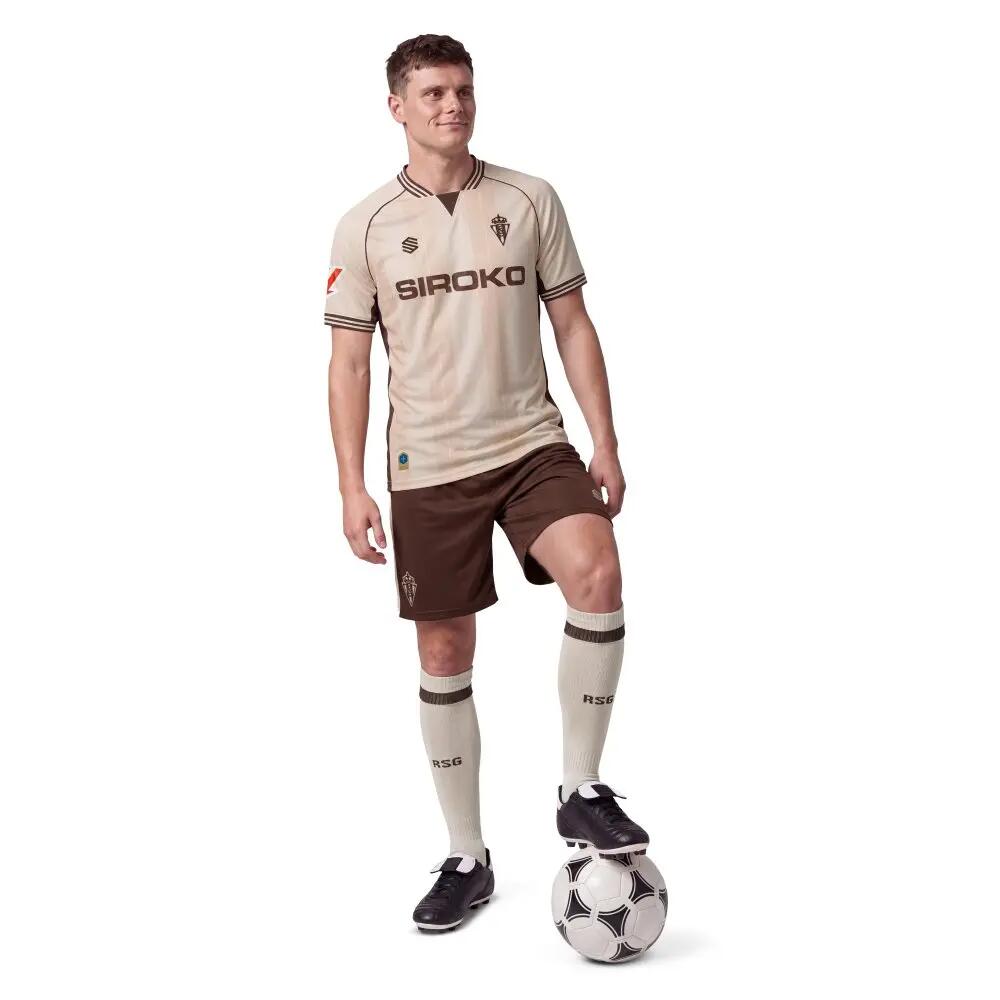 Calções oficiais homem do Real Sporting de Gijón RSG Third Shorts Player M Ca 3/6