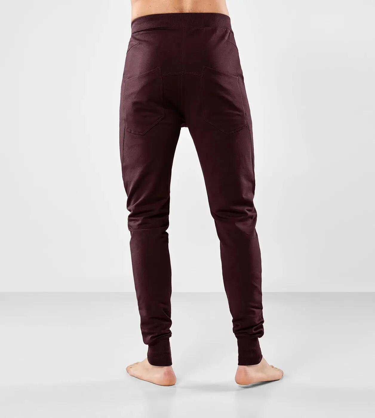 Pantalon de Yoga et Pilates Arjuna - Pantalon confortable et tendance-Aubergine 3/5