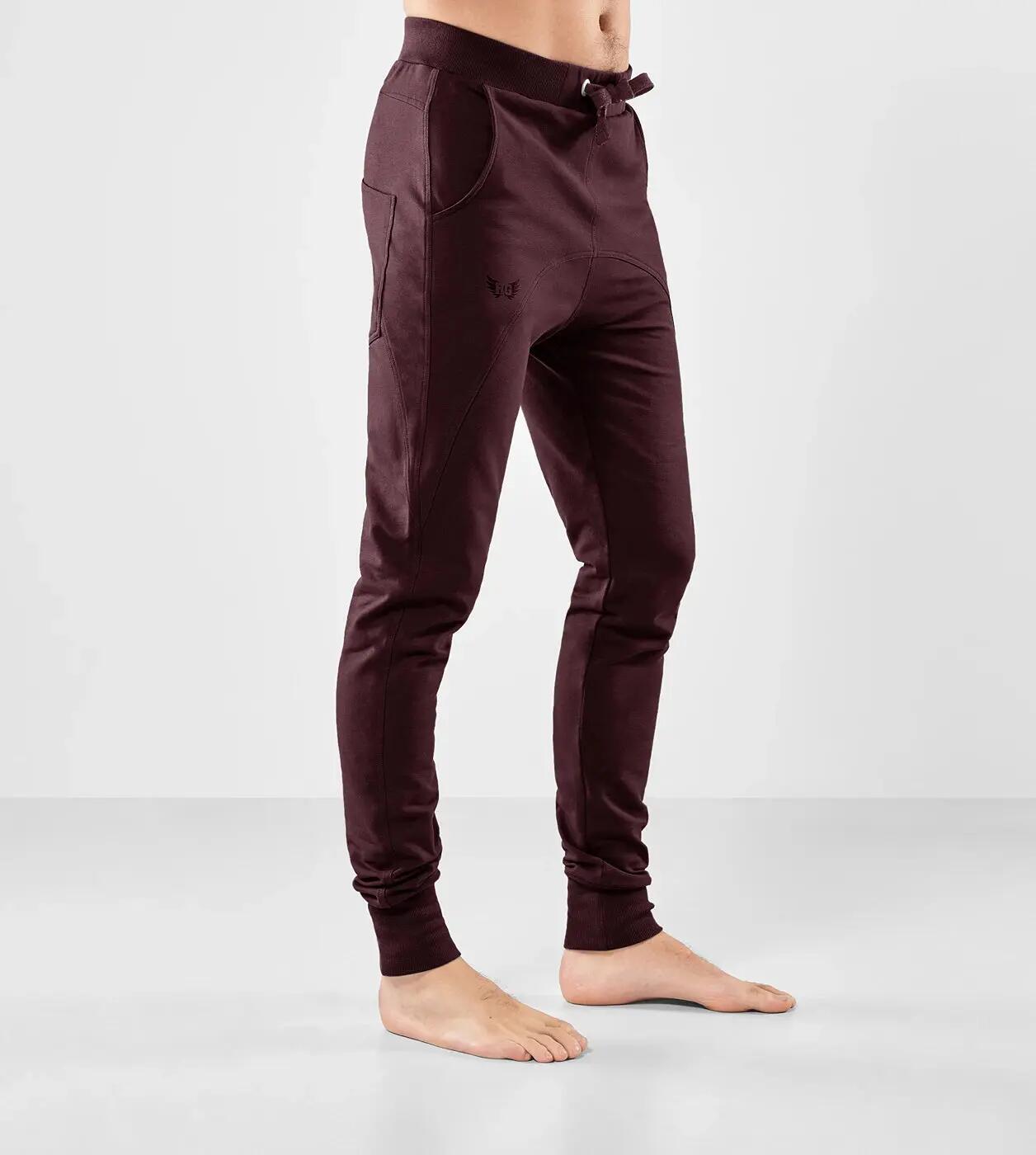 Pantalon de Yoga et Pilates Arjuna - Pantalon confortable et tendance-Aubergine 2/5