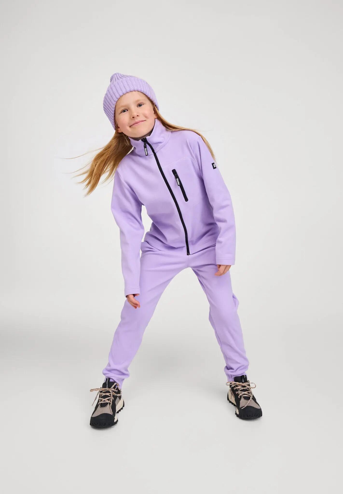 Kinder Fleecejacke Iisisti Blooming Lilac 3/5