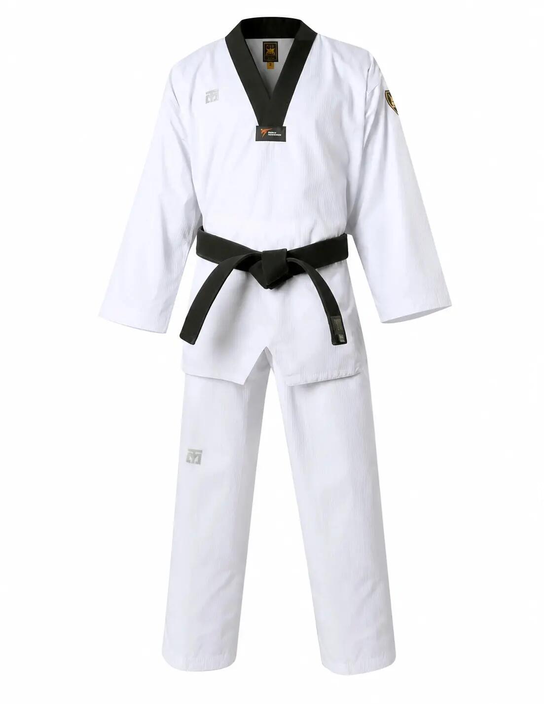 Dobok do Taekwondo MTX 2 Black (WT) bluza spodnie pas MOOTO 3/7