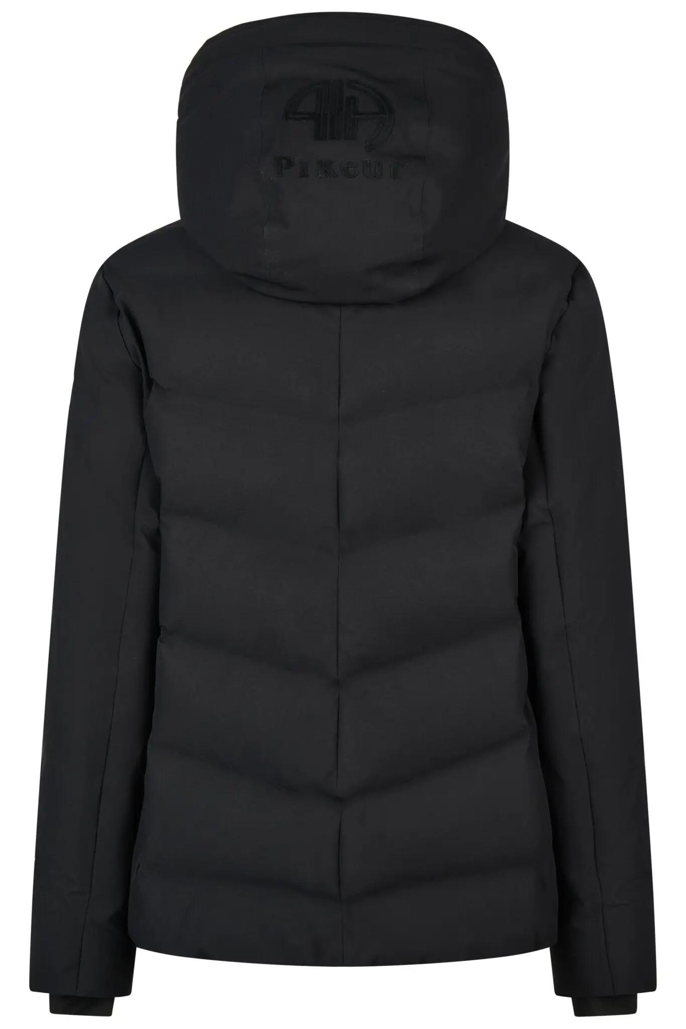 Pikeur Waterproof Quilted Jas Dames Zwart - 6/7