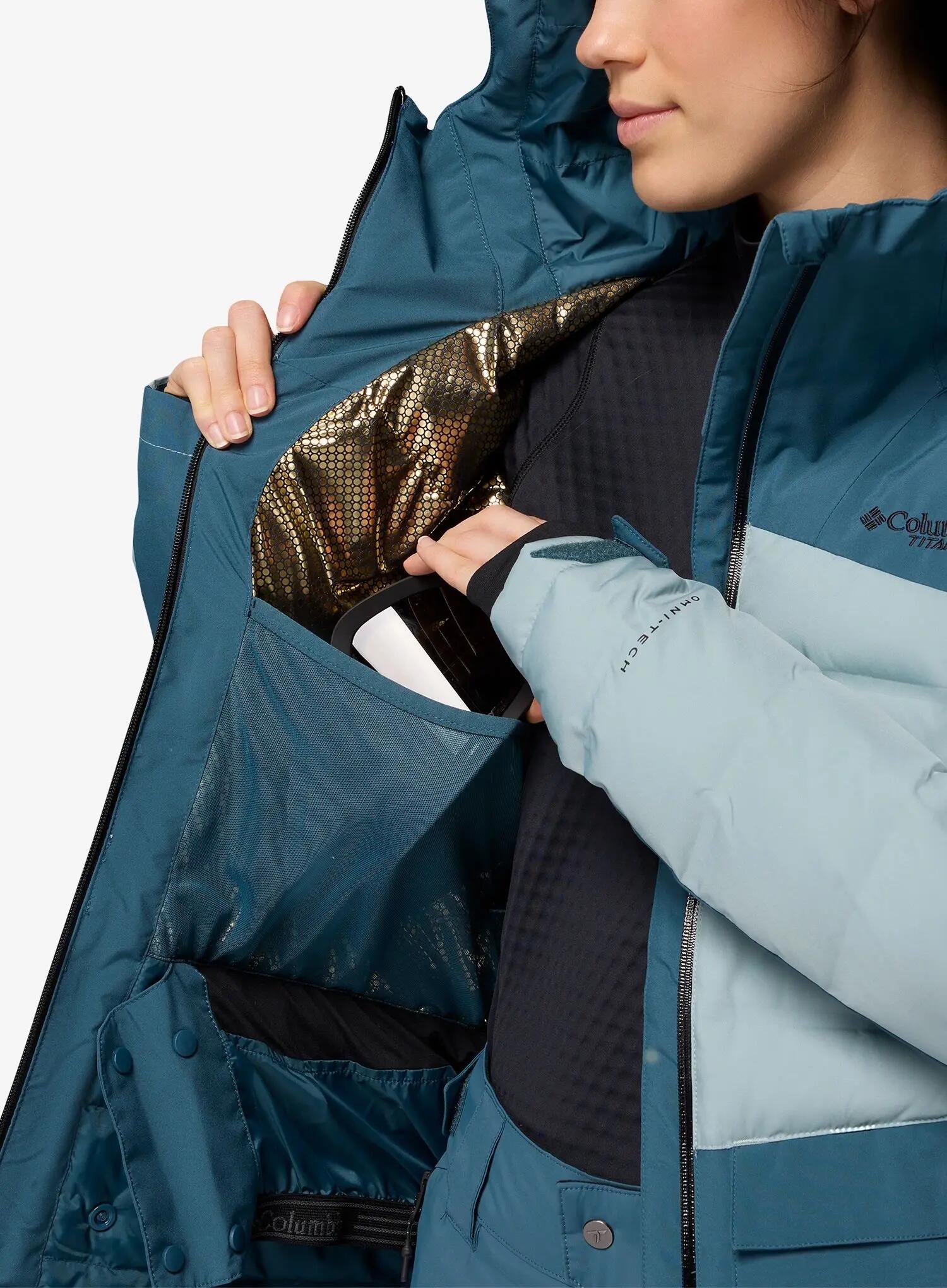 Kurtka narciarska damska Columbia Glacier Ridge Down Jacket 7/7