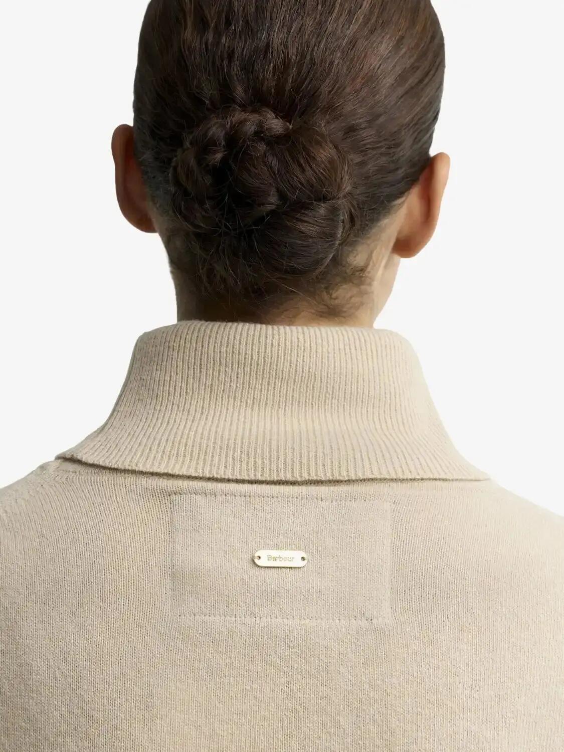 Pull col roulé  Barbour  en laine - Femme 4/5