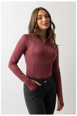 Br half zip-up pullover lieke dames