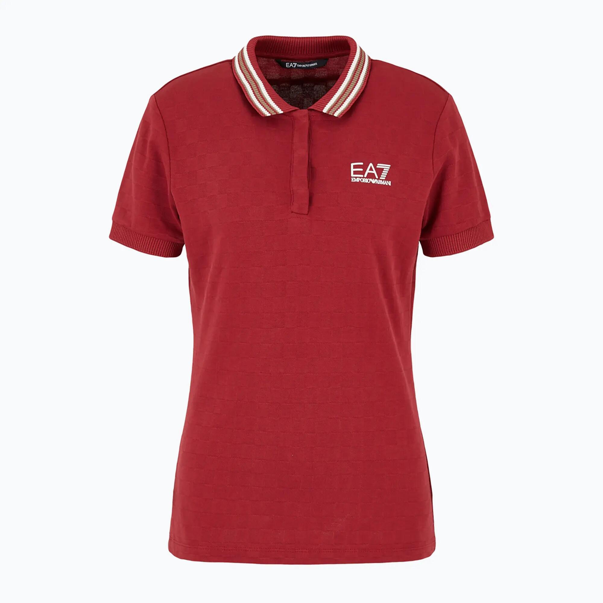 Koszulka damska EA7 Emporio Armani Golf Pro Polo Damier 5/7