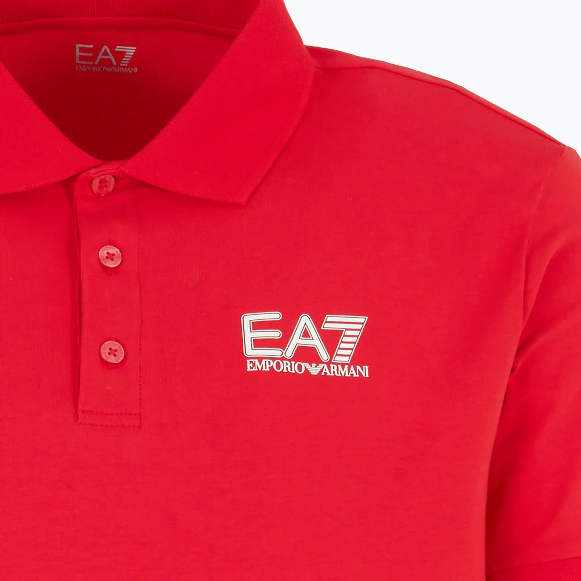 Koszulka męska EA7 Emporio Armani Train Visibility Polo 3/4