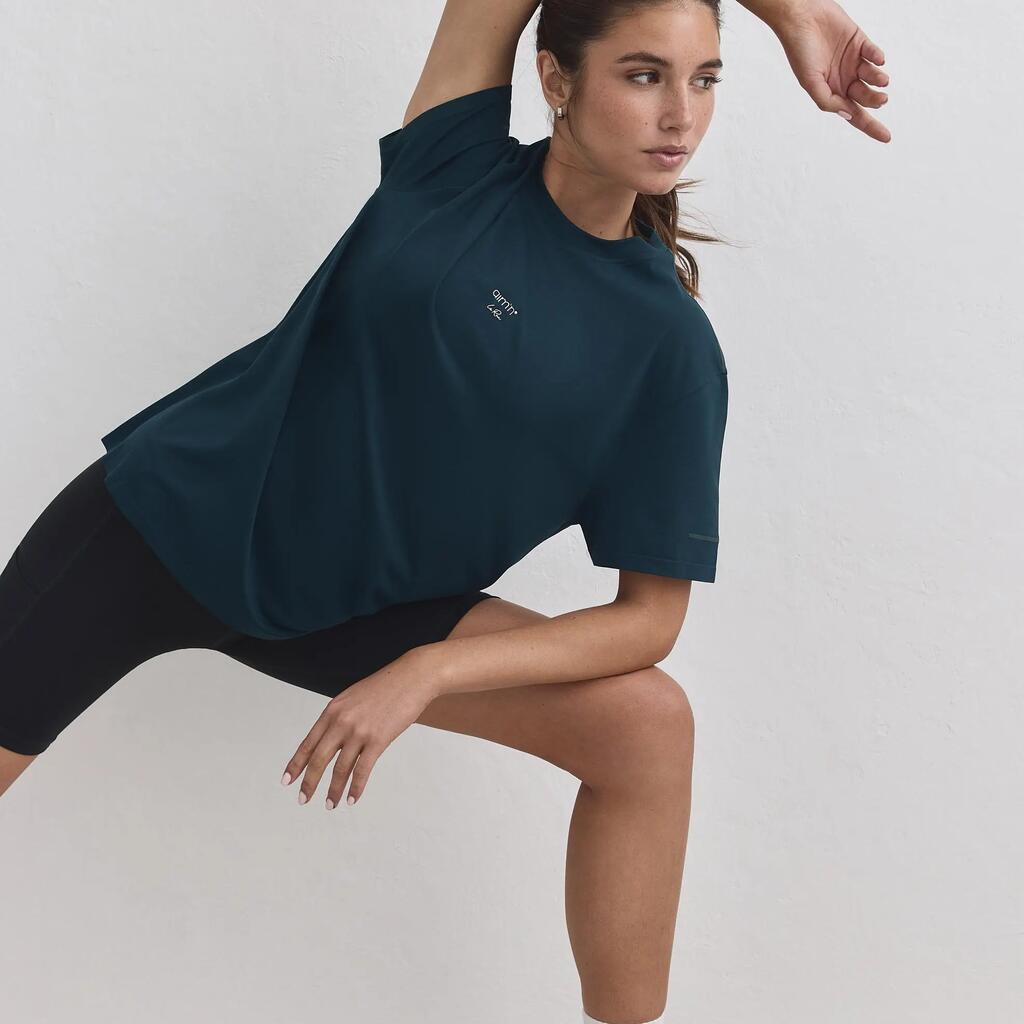 Women's Running T-shirt Seamless Quick-Drying Le Run Lagoon
