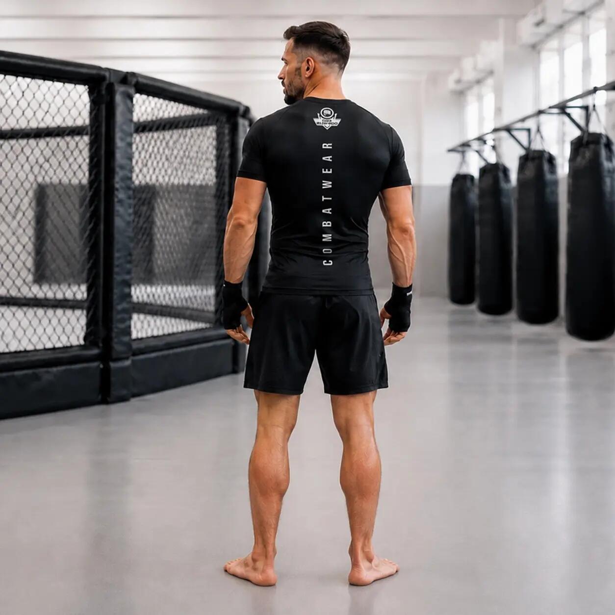 Koszulka kompresyjna męska czarna COMBATWEAR DBX Bushido 6/6