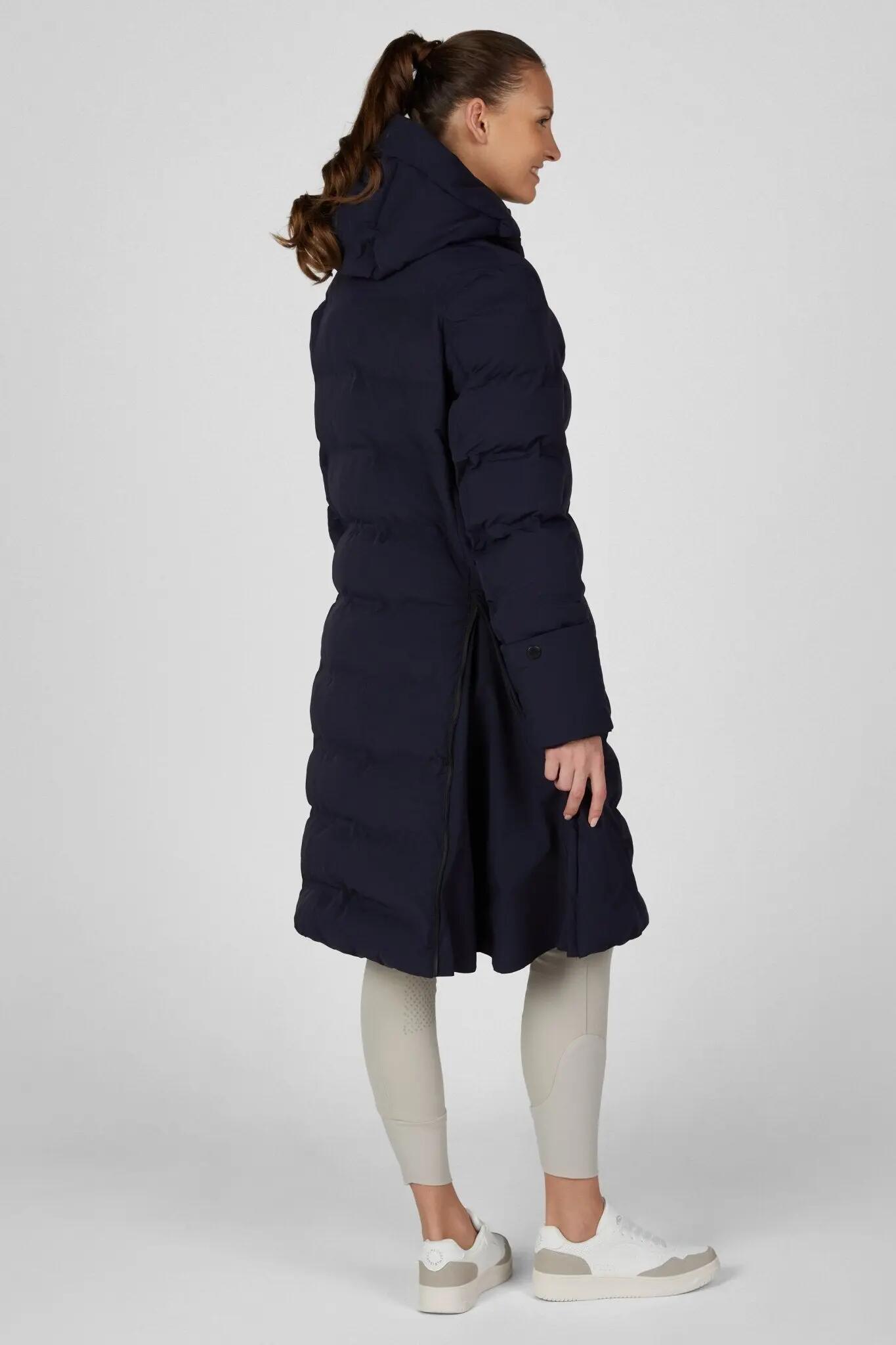 Pikeur Flexquilt Waterproof Rijmantel Dames Blauw - 6/7
