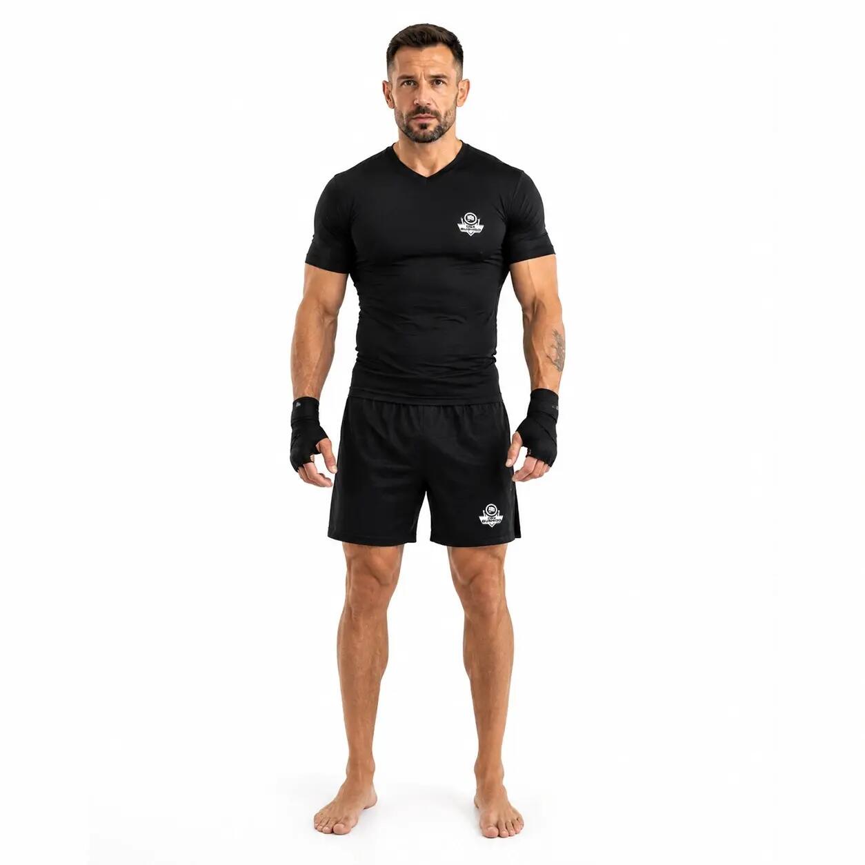 Koszulka kompresyjna męska czarna COMBATWEAR DBX Bushido 3/6