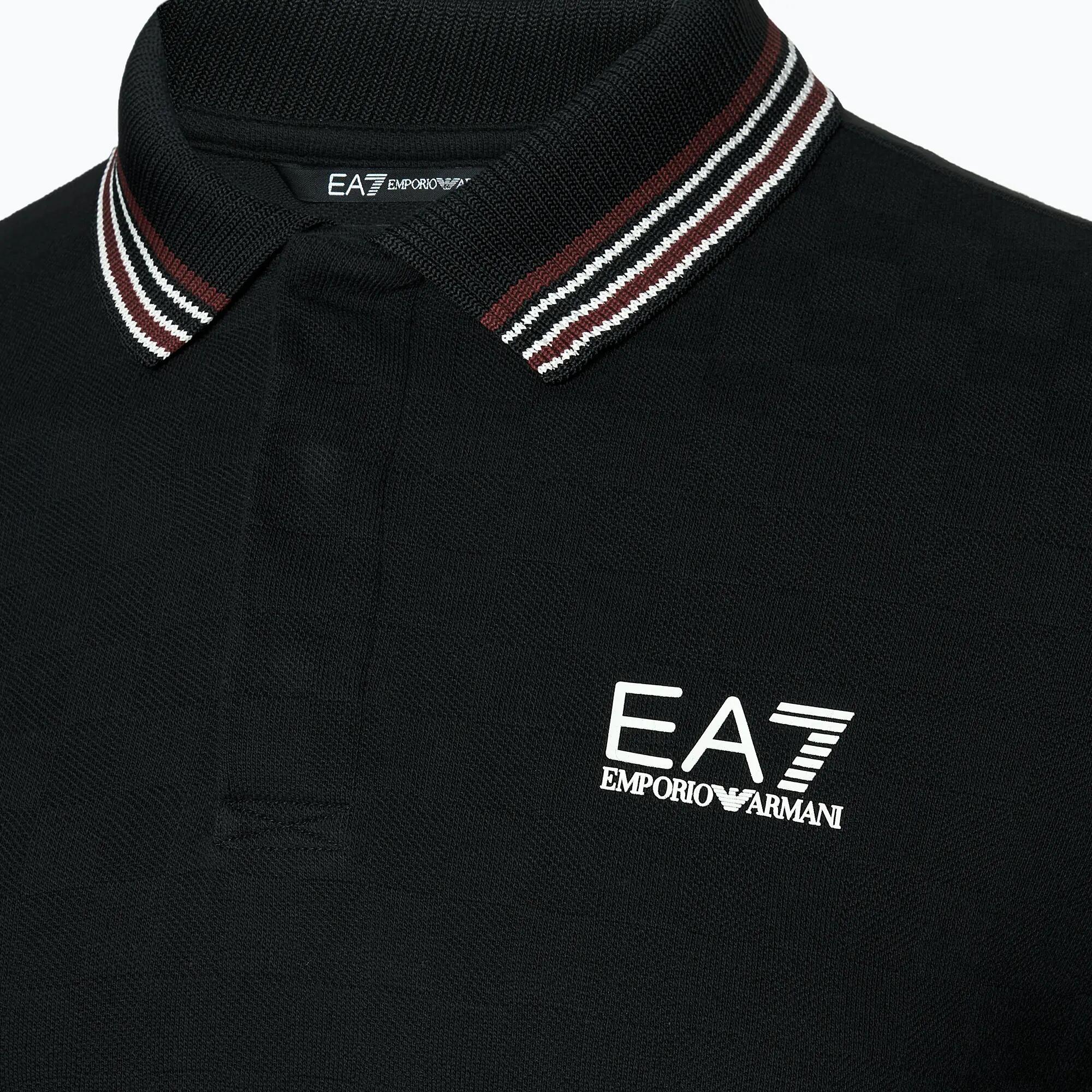 Koszulka męska EA7 Emporio Armani Golf Pro Polo Check 3/4
