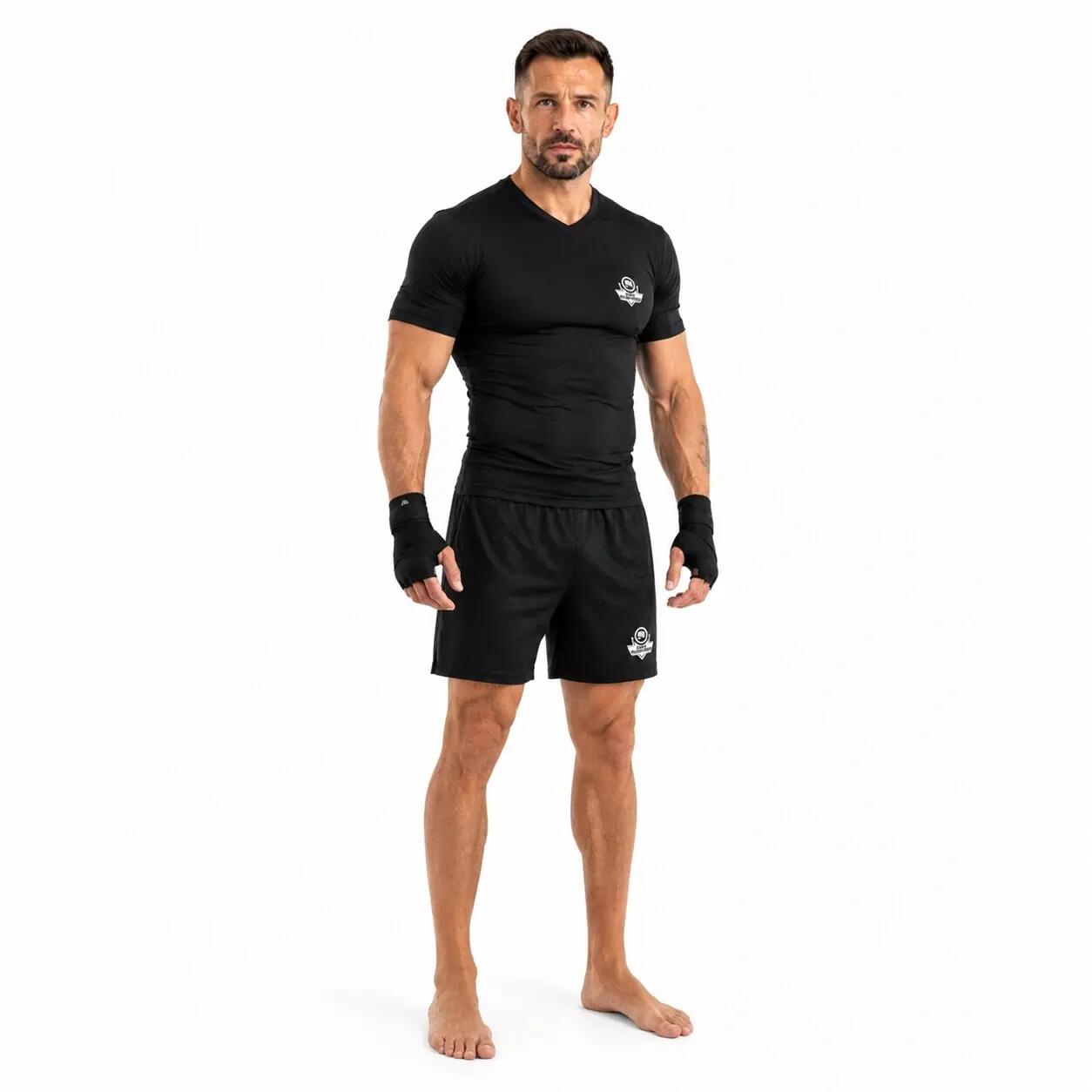Koszulka kompresyjna męska czarna COMBATWEAR DBX Bushido 2/6