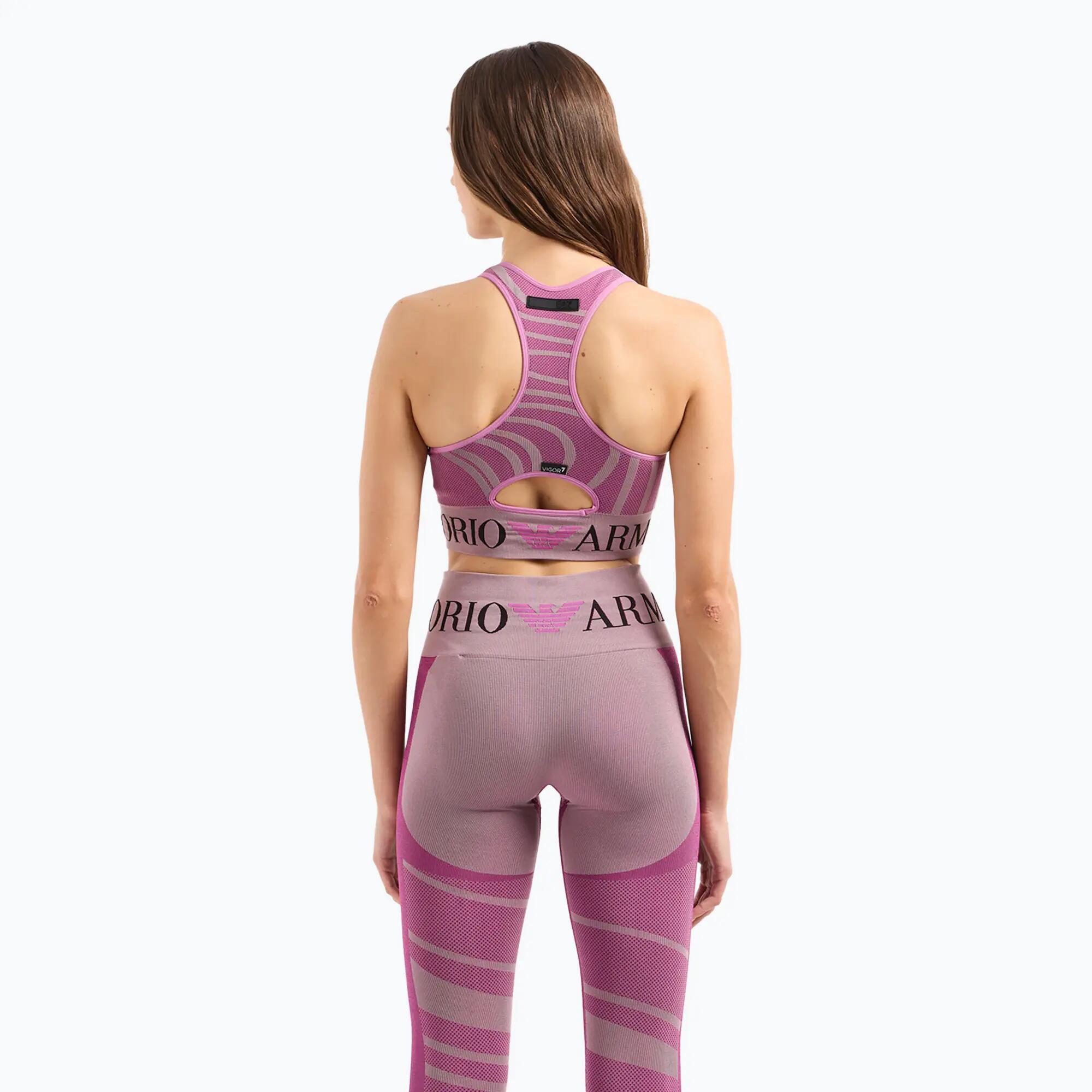 Biustonosz EA7 Emporio Armani Vigor7 Medium/High Support Seamless 3/4