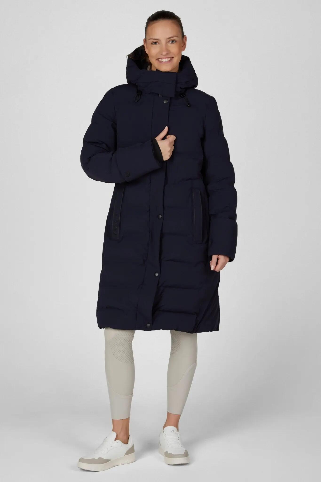 Pikeur Flexquilt Waterproof Rijmantel Dames Blauw - 5/7