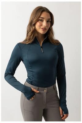 Br half zip-up pullover lieke dames